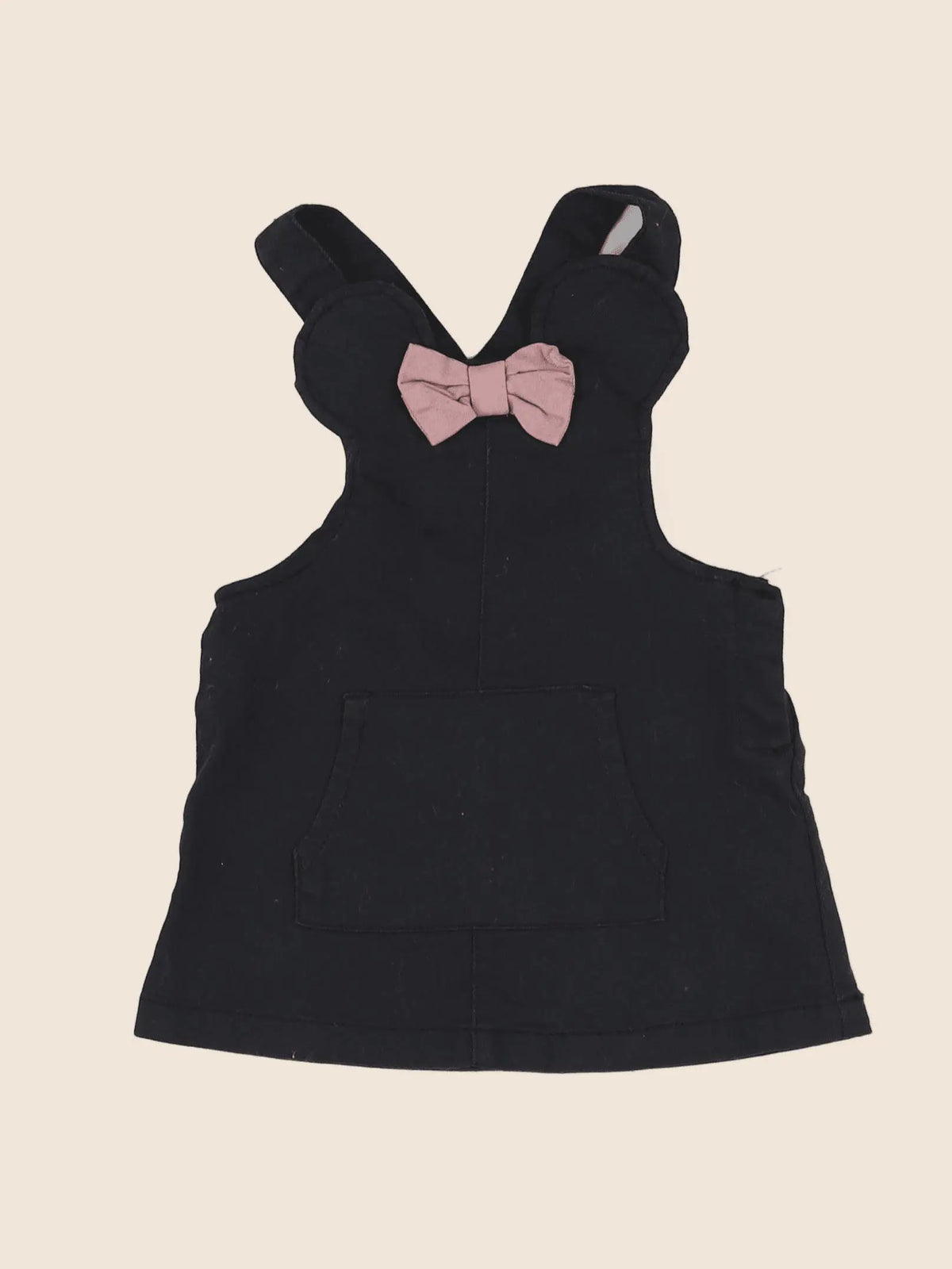 H&M - robe noir - 6 mois
