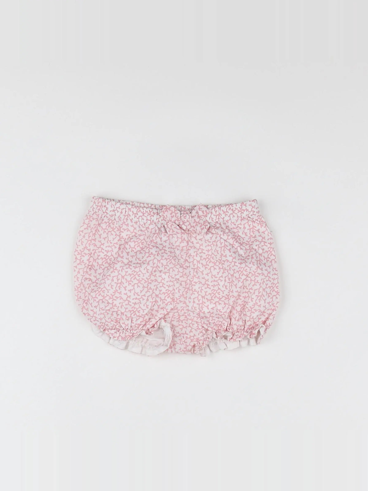 Absorba - short blanc, rose - 12 mois