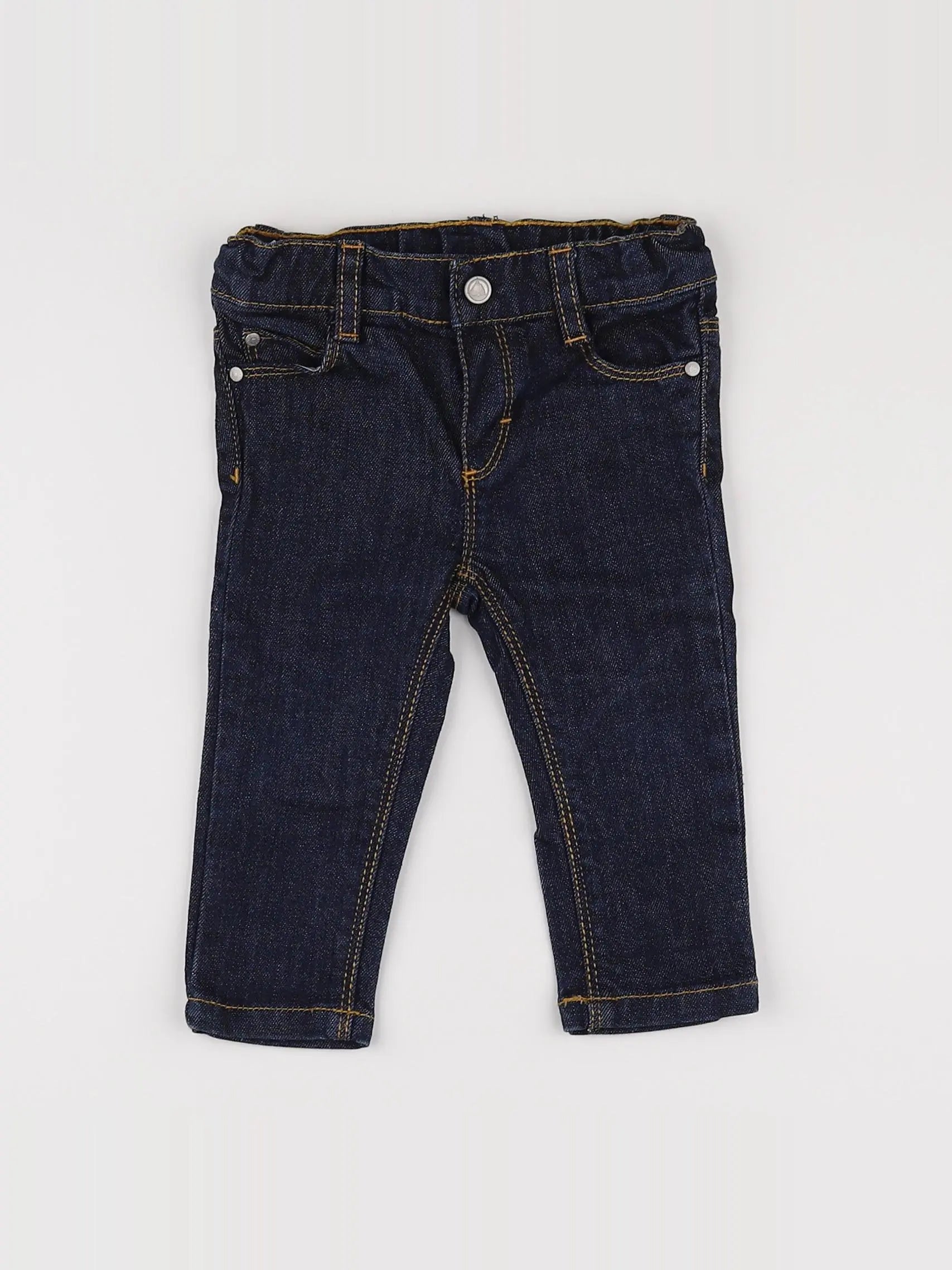 Petit Bateau - jean bleu - 6 mois