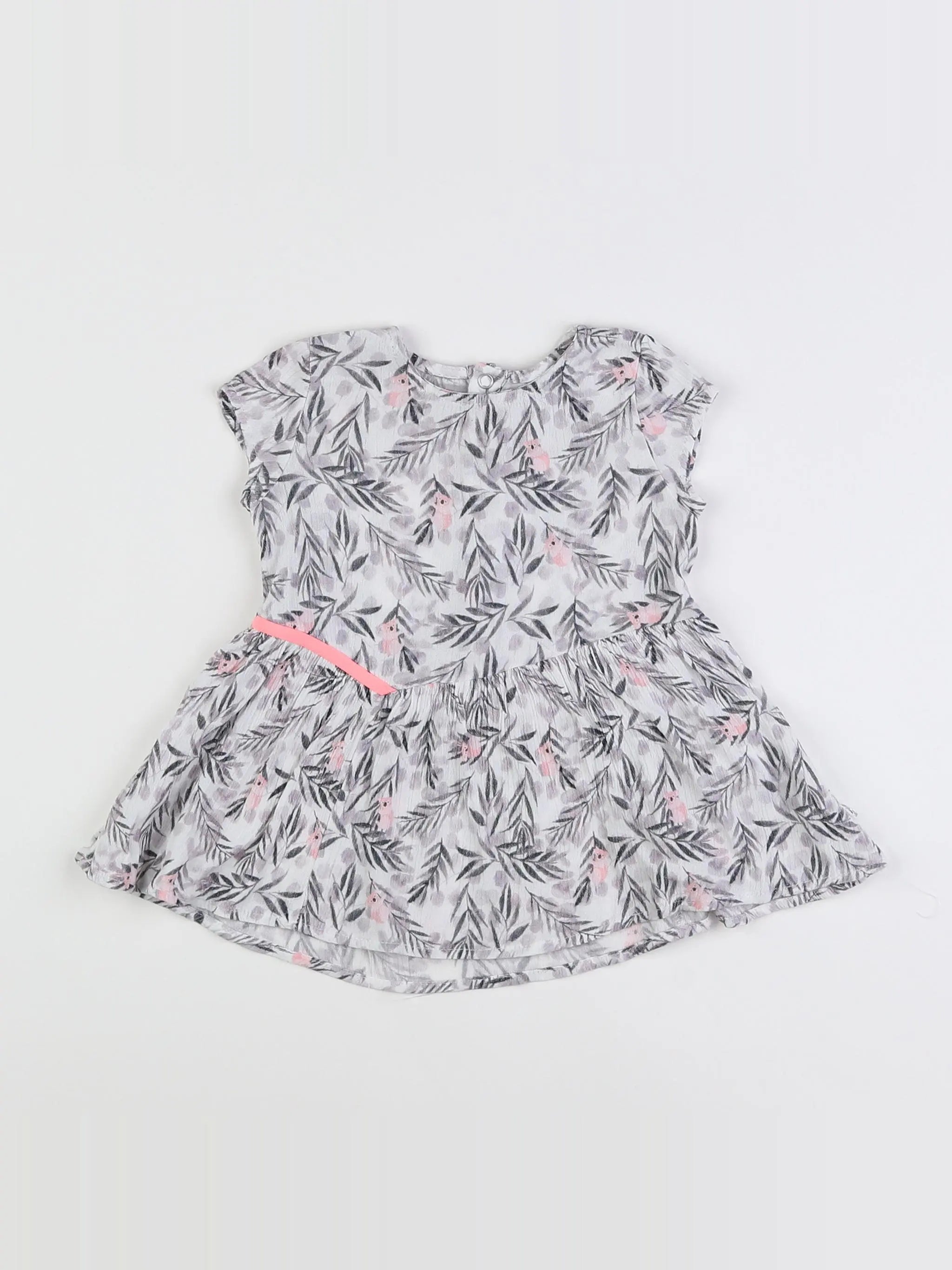 IKKS - robe gris - 6 mois