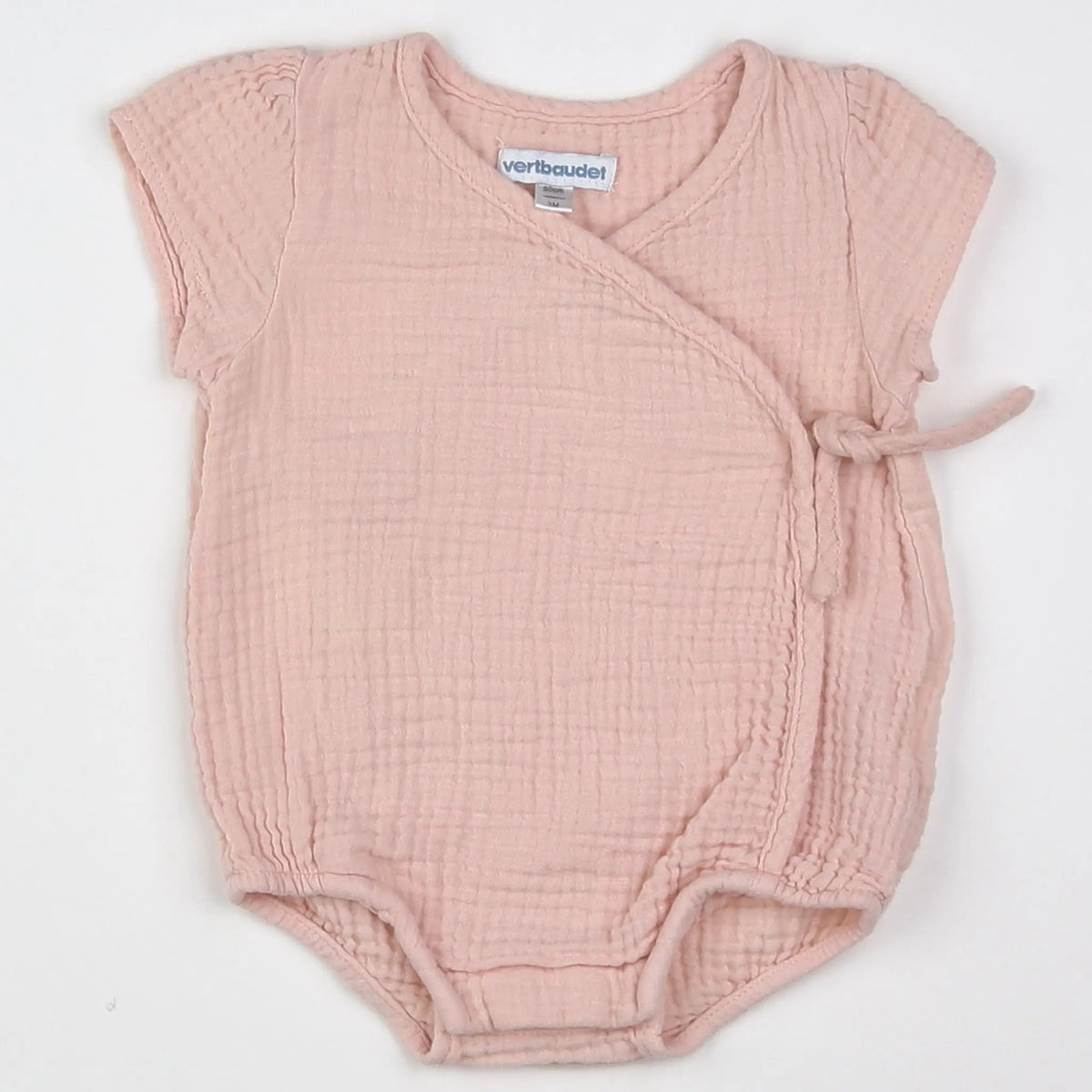 Vertbaudet - combinaison rose - 3 mois