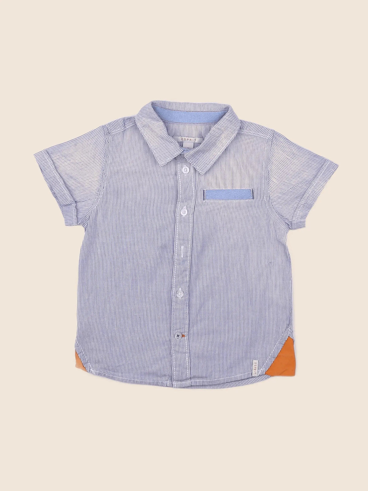 Esprit - chemise bleu - 12 mois