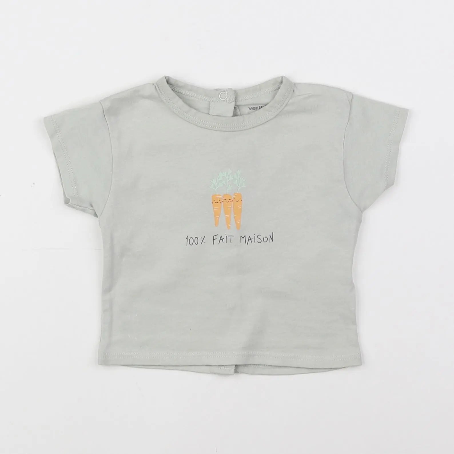 Vertbaudet - tee-shirt vert - 3 mois