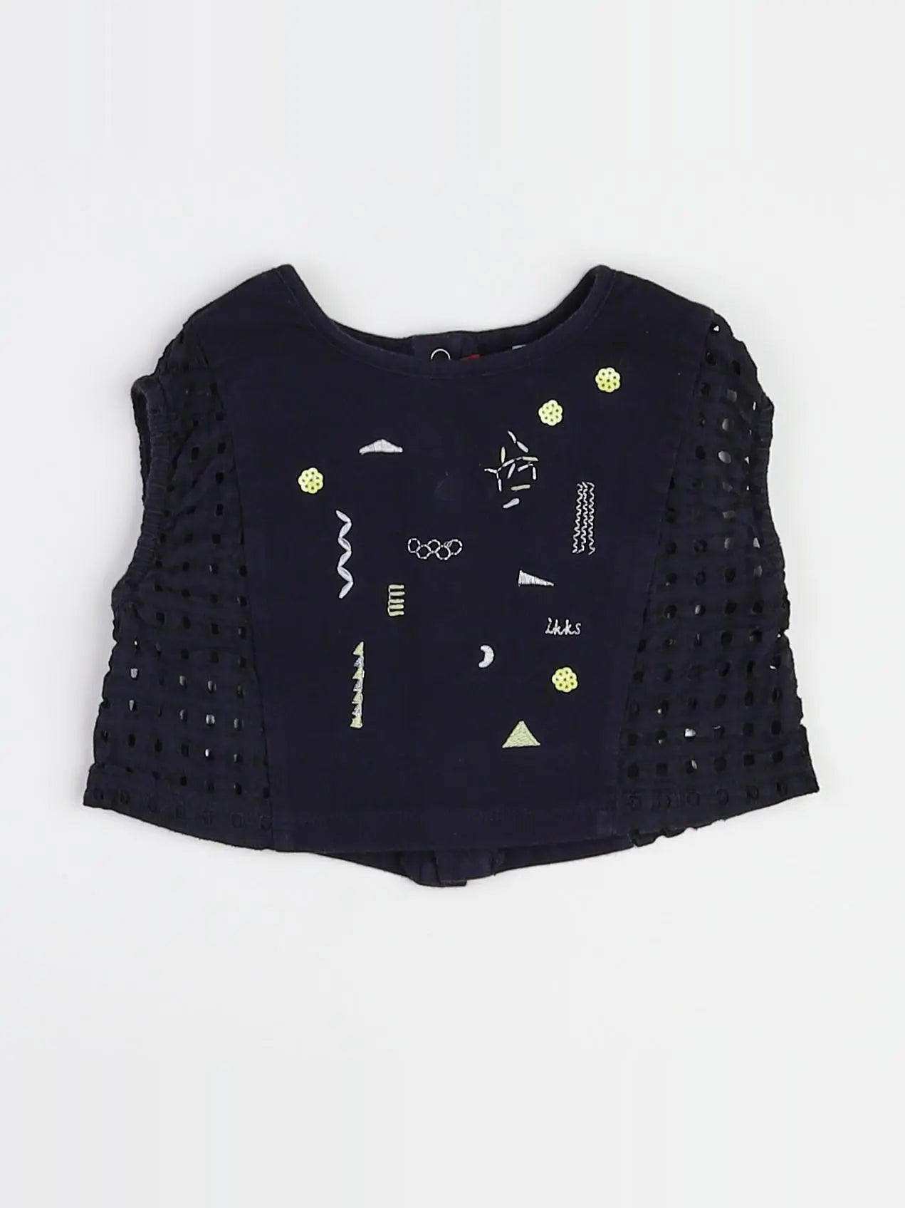 IKKS - tee-shirt bleu - 18 mois