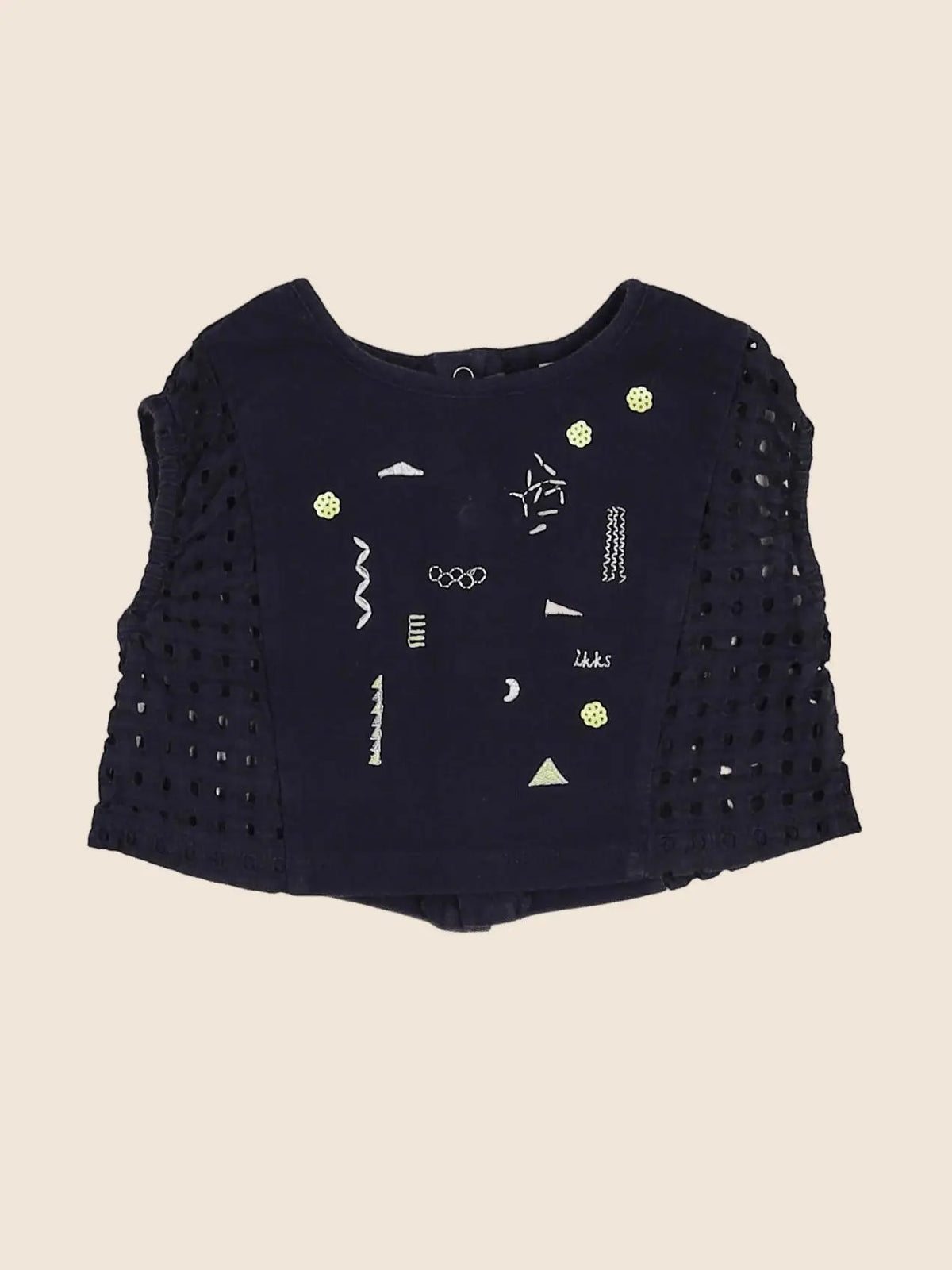 IKKS - tee-shirt bleu - 18 mois