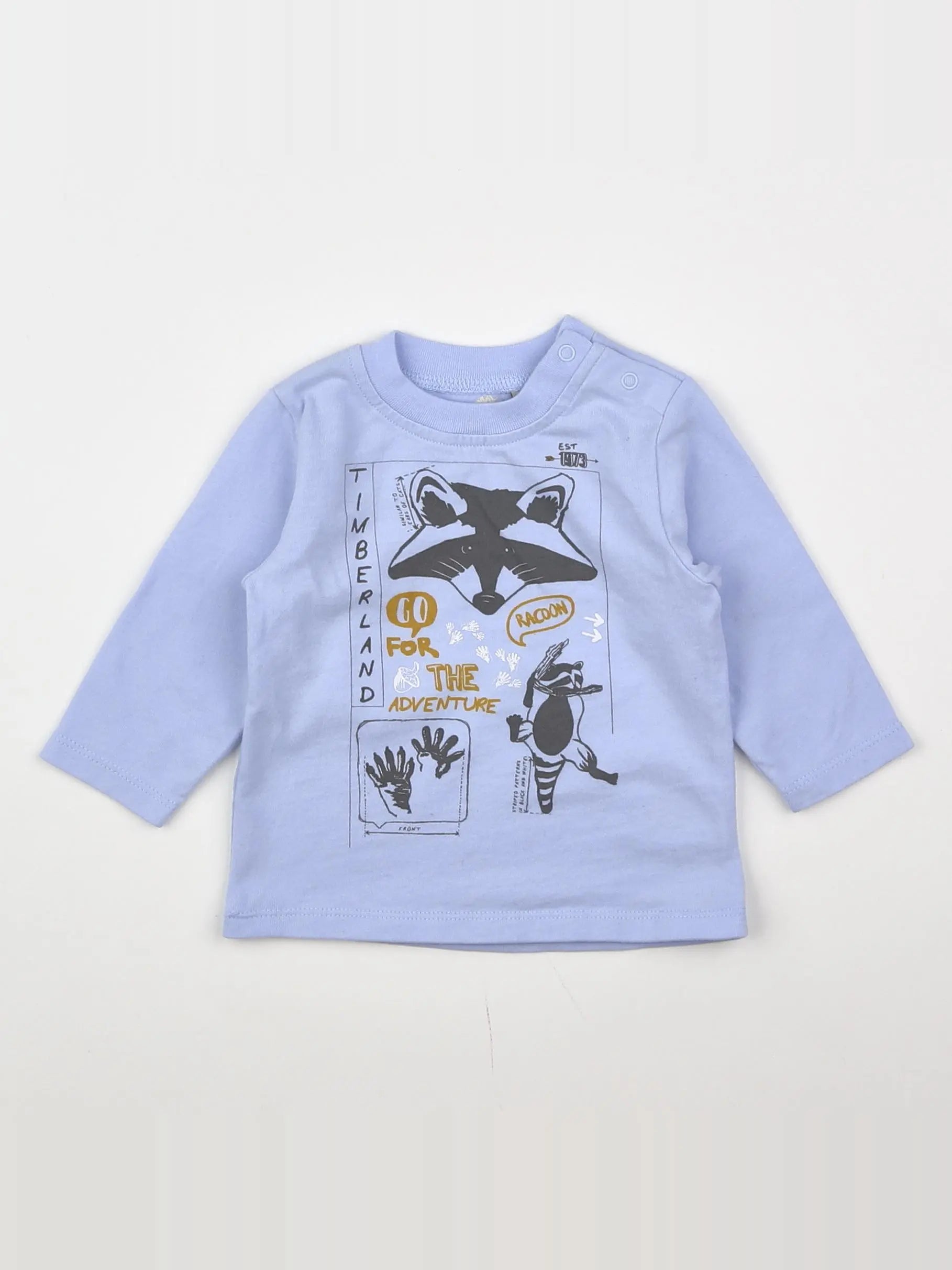 Timberland - tee-shirt bleu - 6 mois