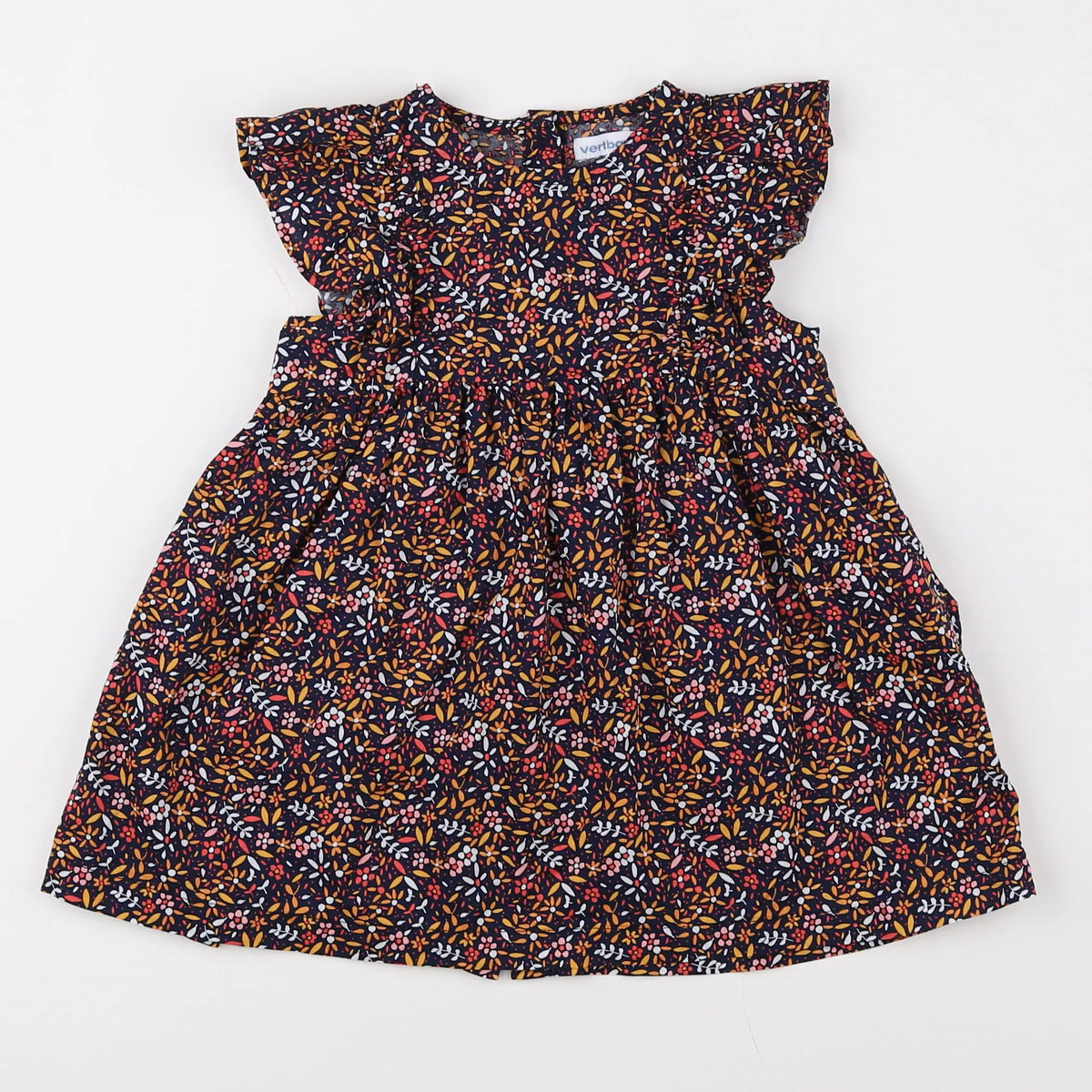 Vertbaudet - robe multicolore - 18 mois