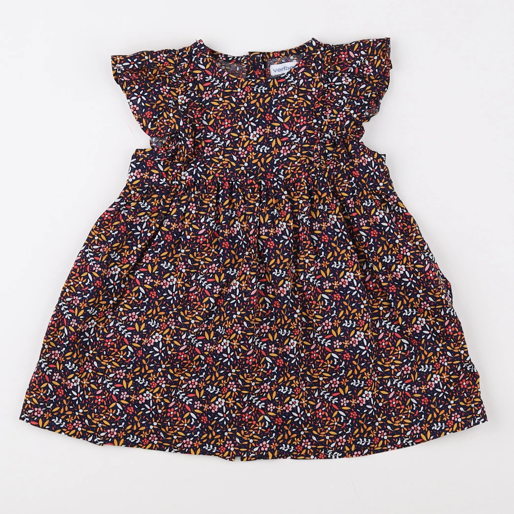 Vertbaudet - robe multicolore - 18 mois