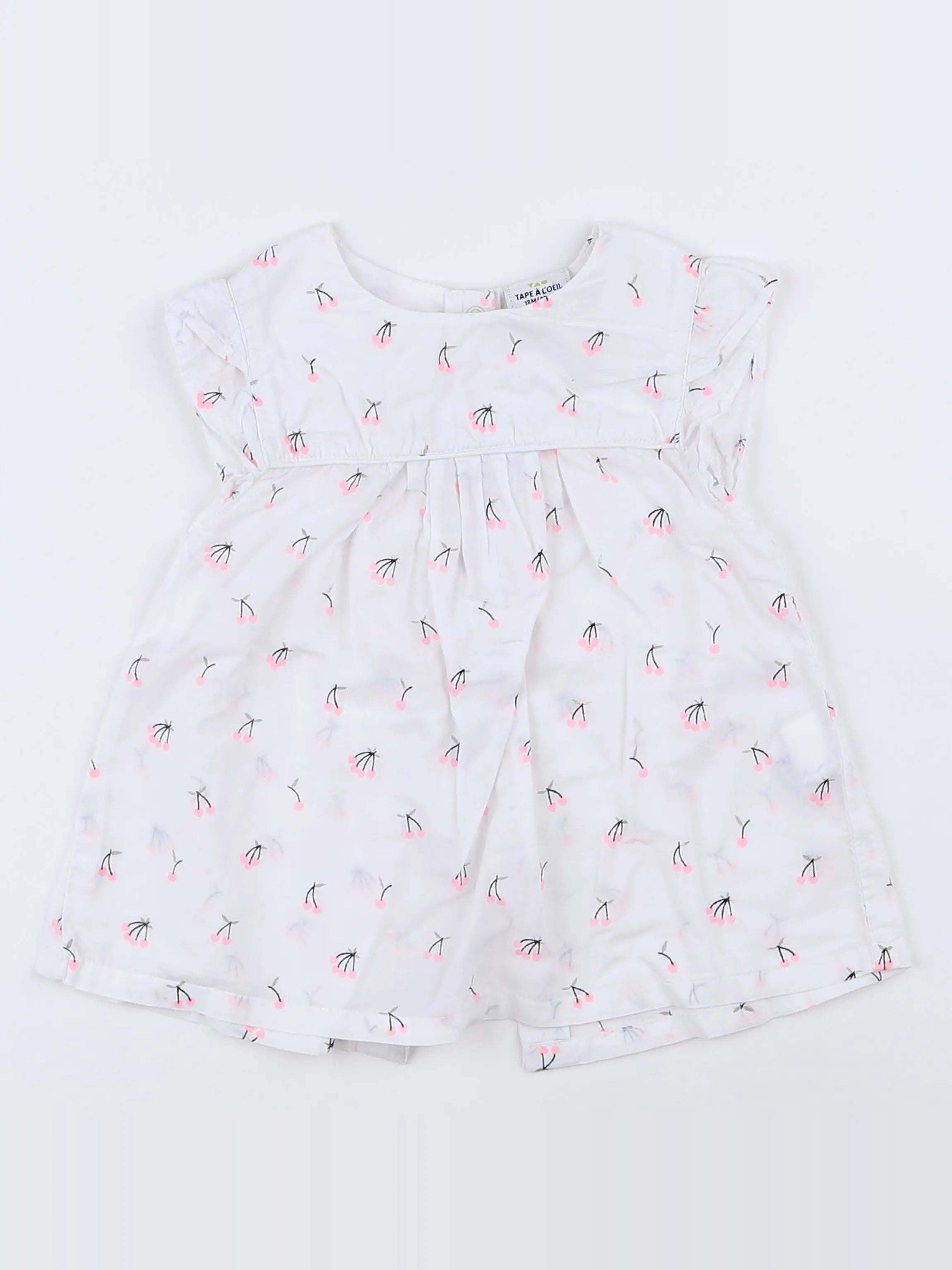 Tape à l'oeil - robe blanc - 18 mois