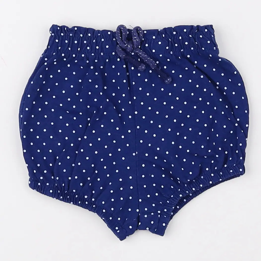 Vertbaudet - short bleu - 3 mois