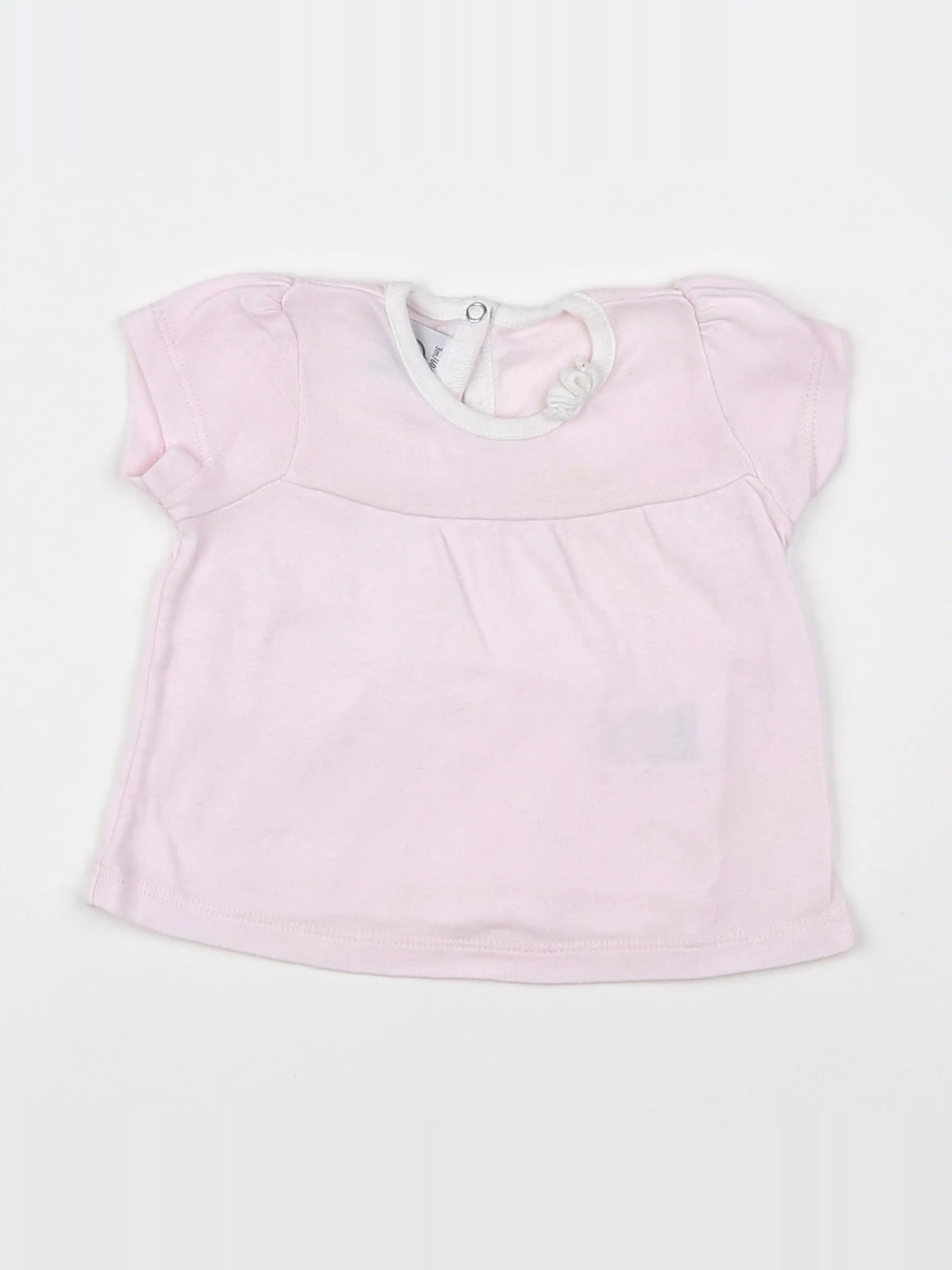 Petit Bateau - tee-shirt rose - 3 mois