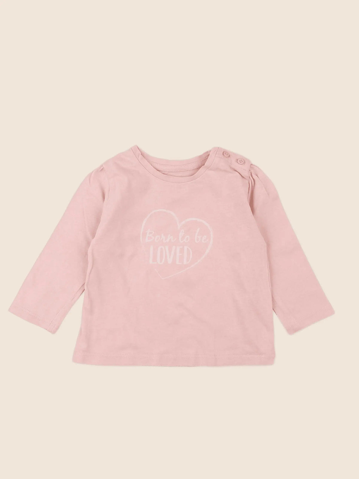 Vertbaudet - tee-shirt rose - 9 mois