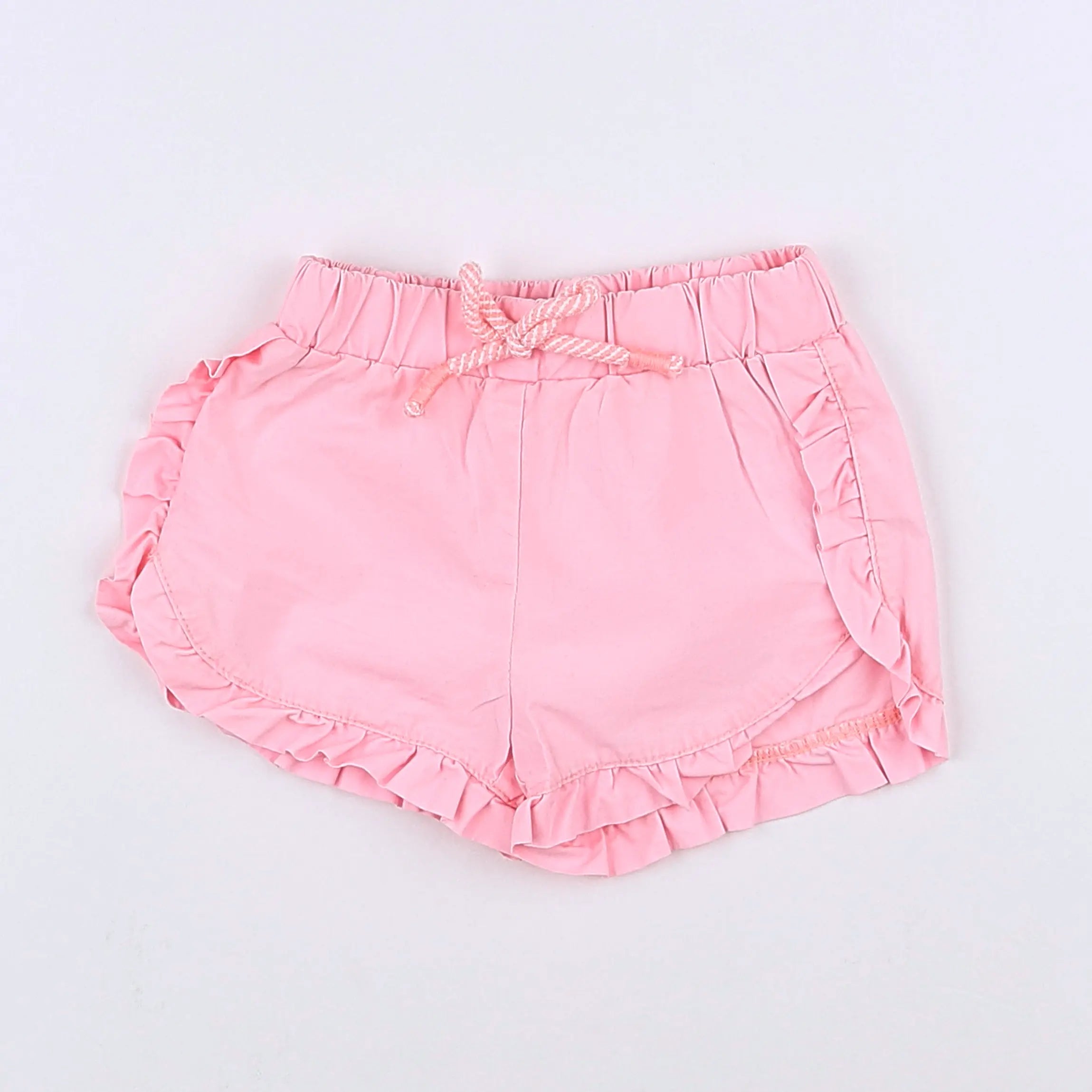 Vertbaudet - short rose fluo - 12 mois
