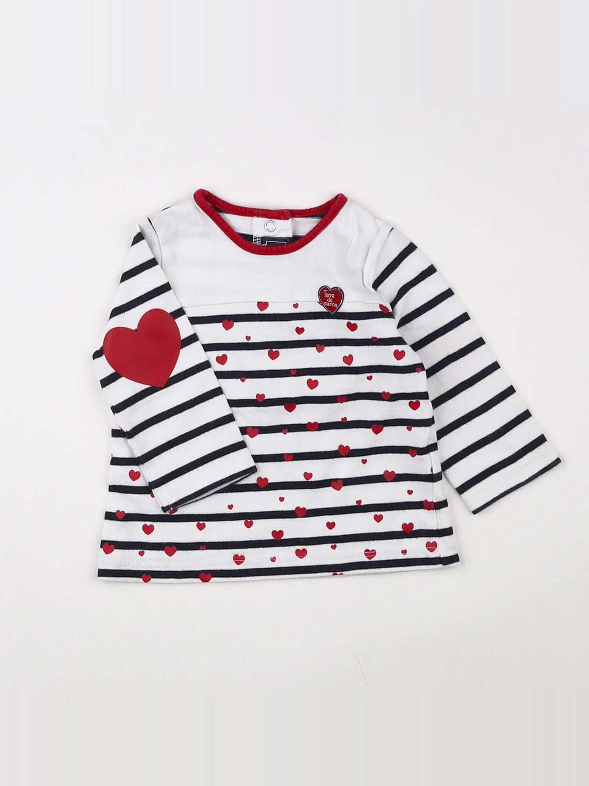 Terre de marins - robe blanc, bleu - 6 mois