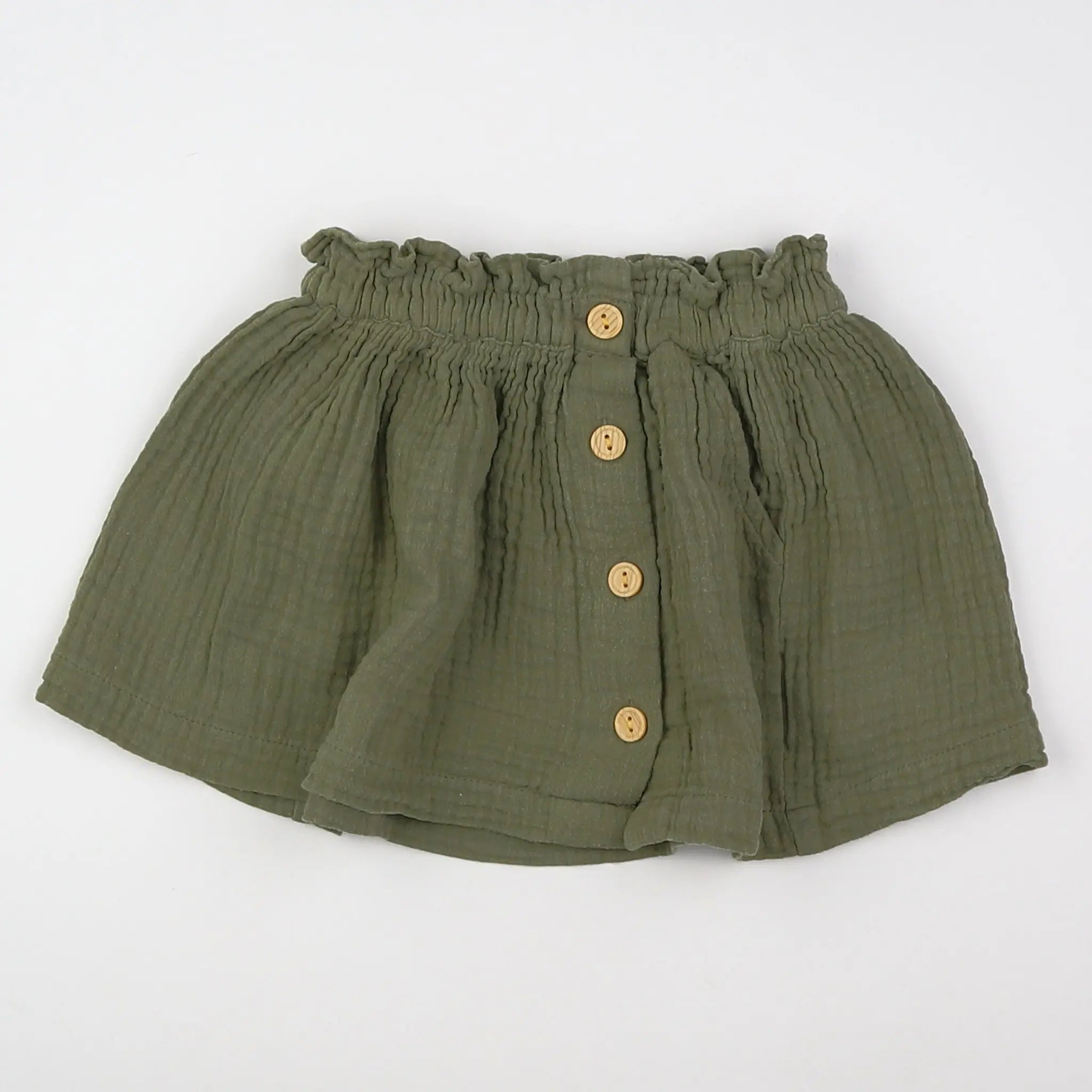 Vertbaudet - jupe vert - 12 mois