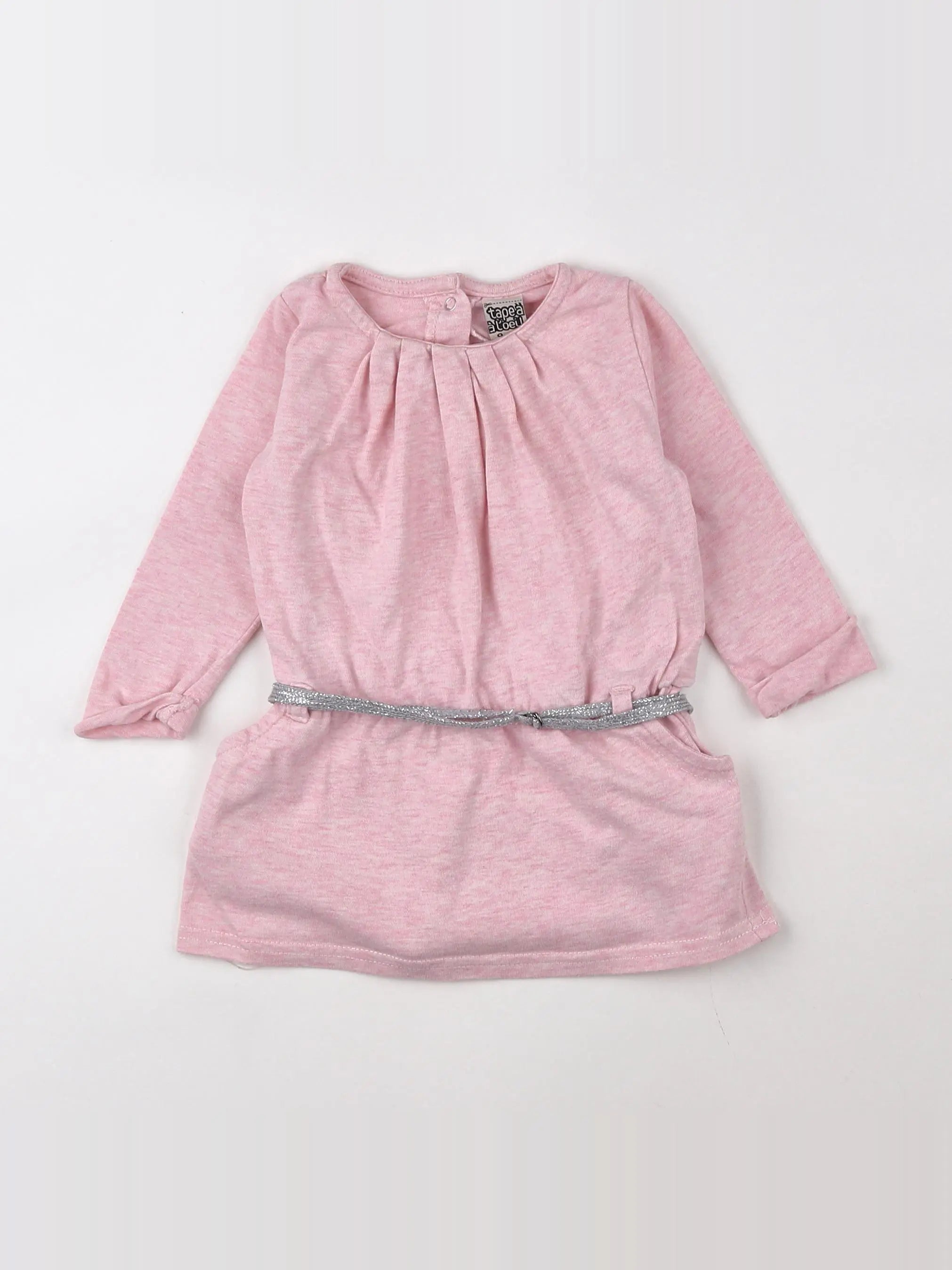 Tape à l'oeil - robe rose - 9 mois
