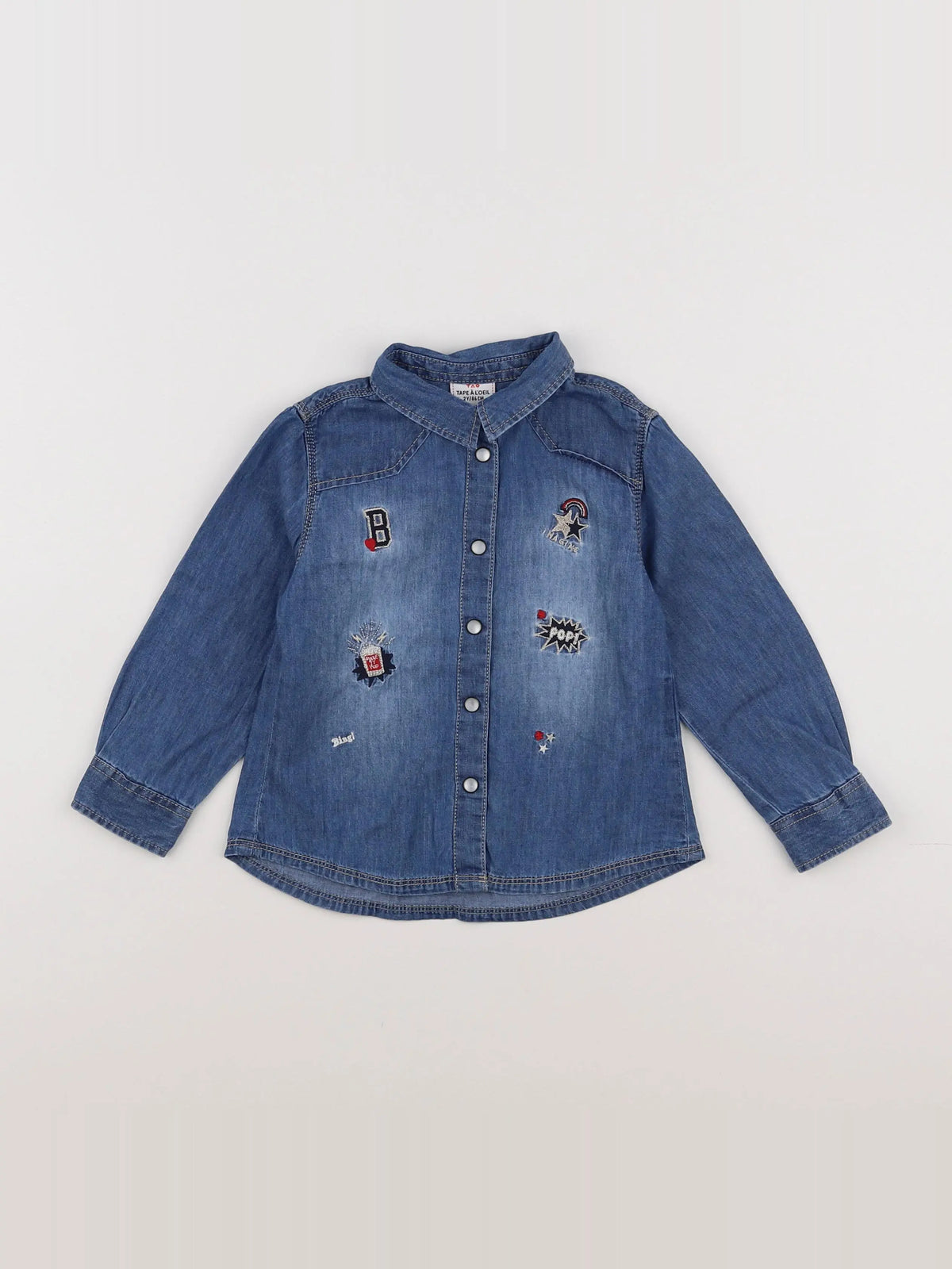 Tape à l'oeil - chemise bleu - 2 ans