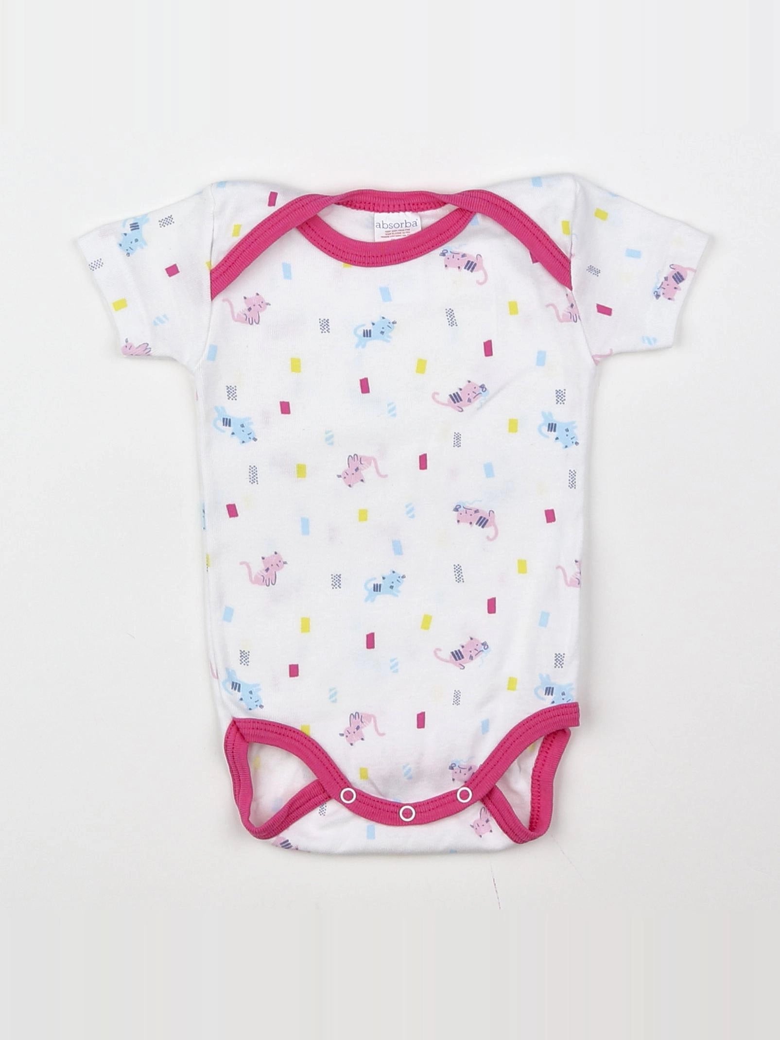 Absorba - body blanc - 6 mois