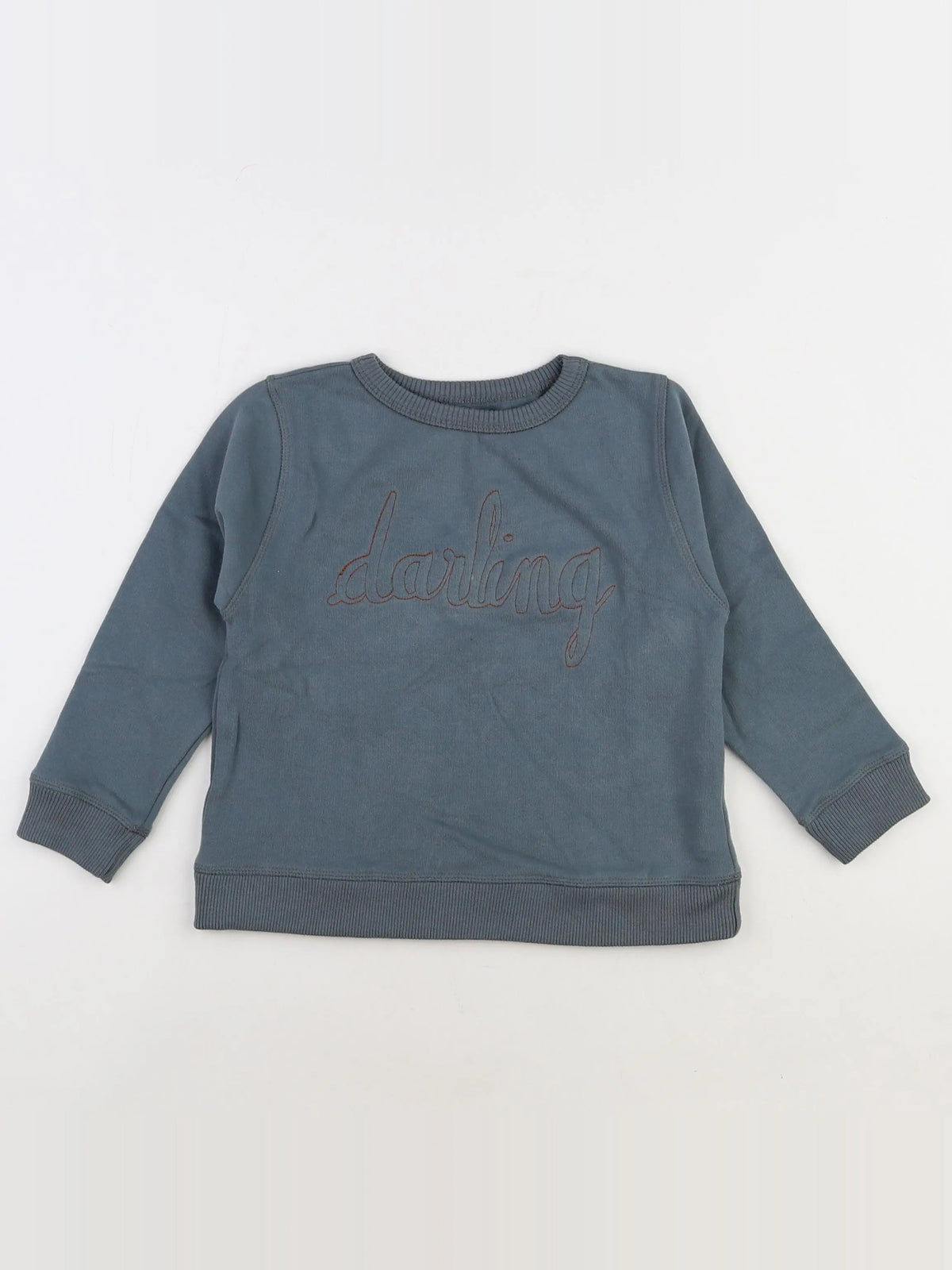 Bonton - sweat bleu - 6 ans