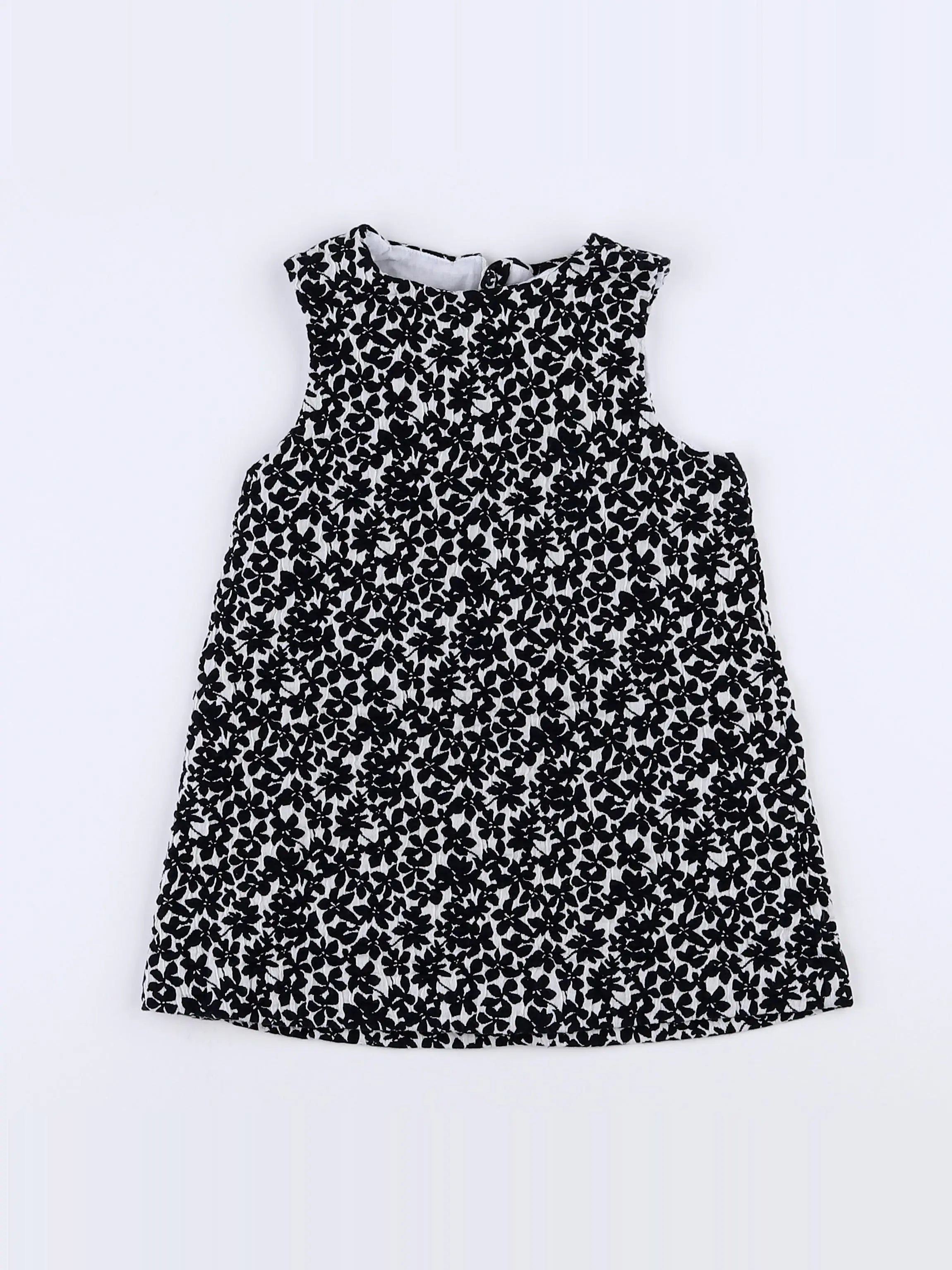 Natalys - robe blanc, noir - 18 mois