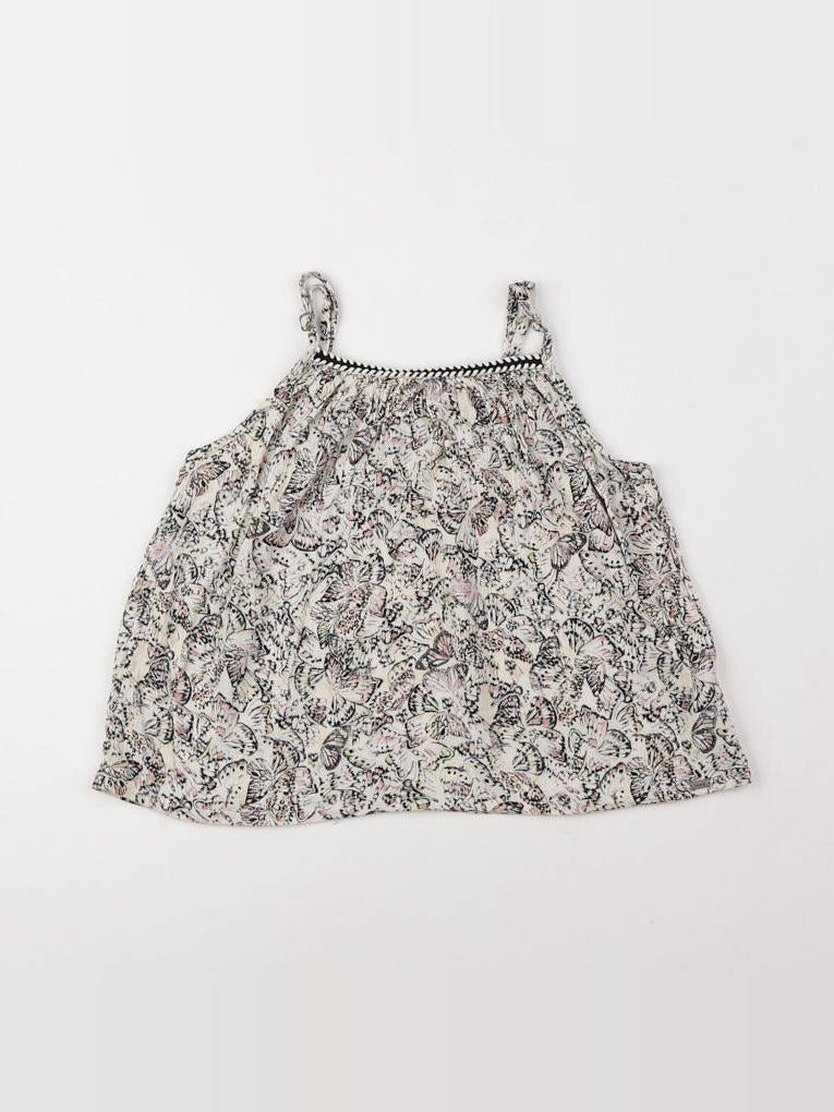 IKKS - blouse beige, noir - 6 ans