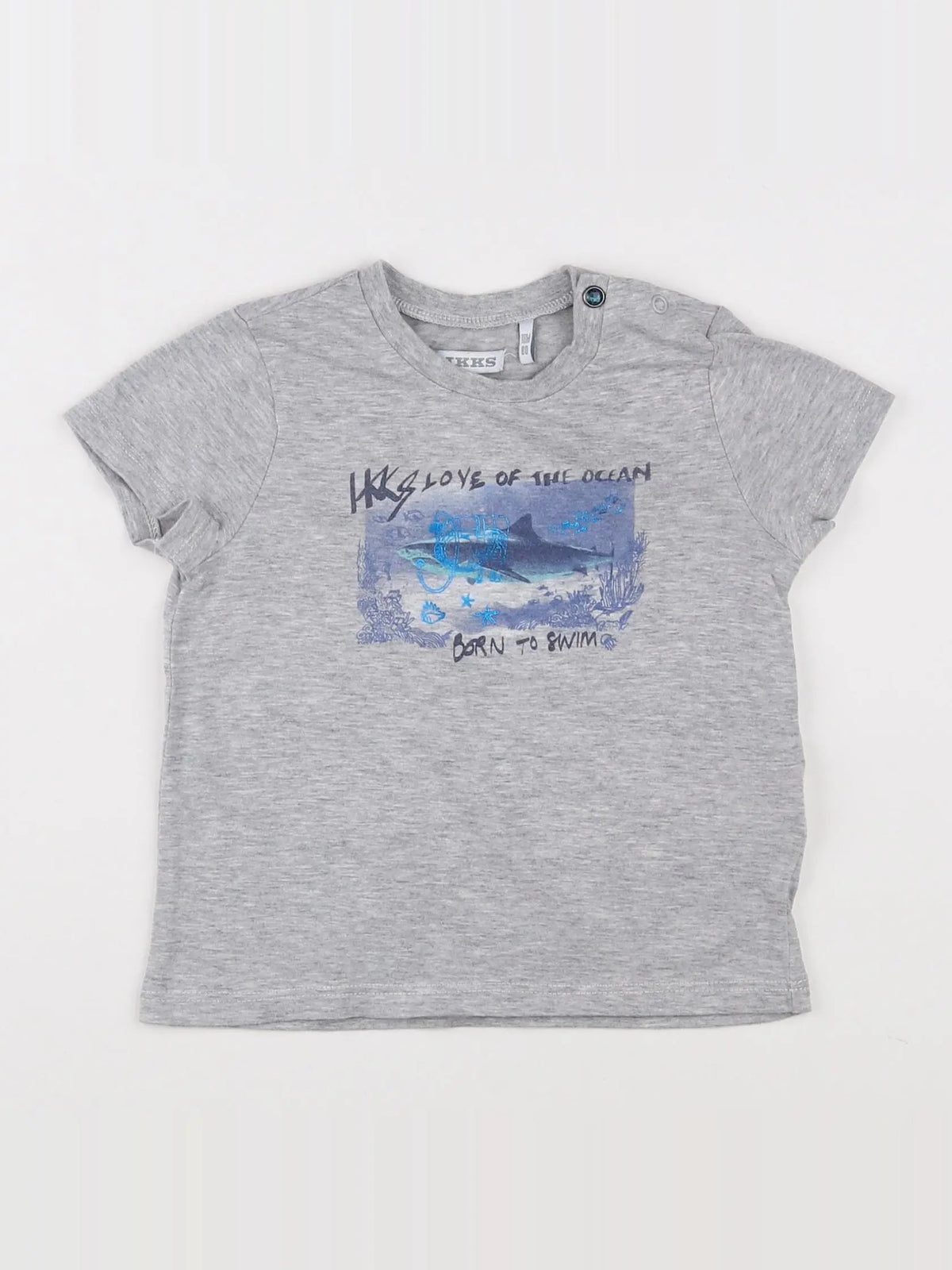 IKKS - tee-shirt gris - 18 mois