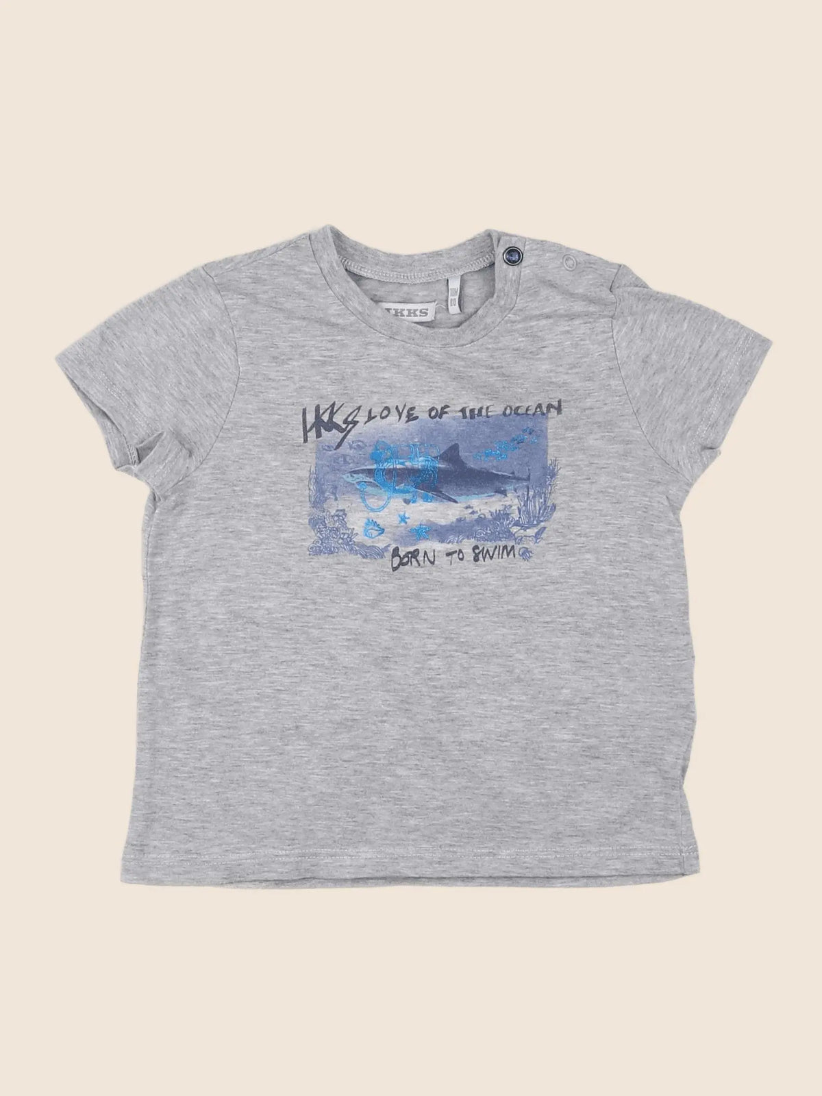 IKKS - tee-shirt gris - 18 mois