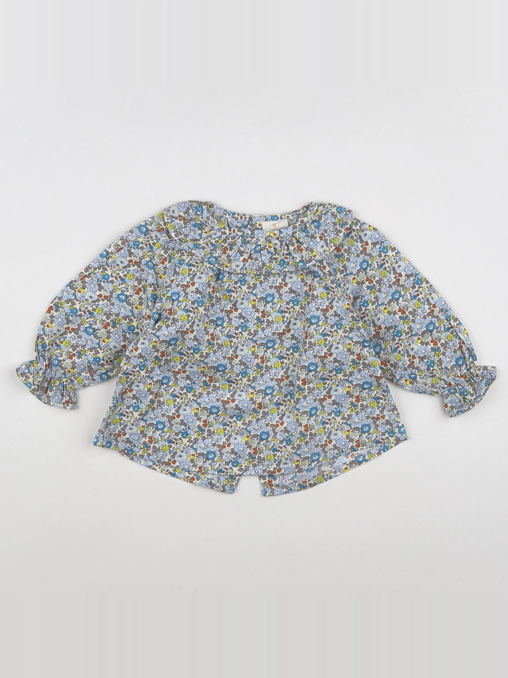 Louis et Victorie - blouse multicolore - 6 mois