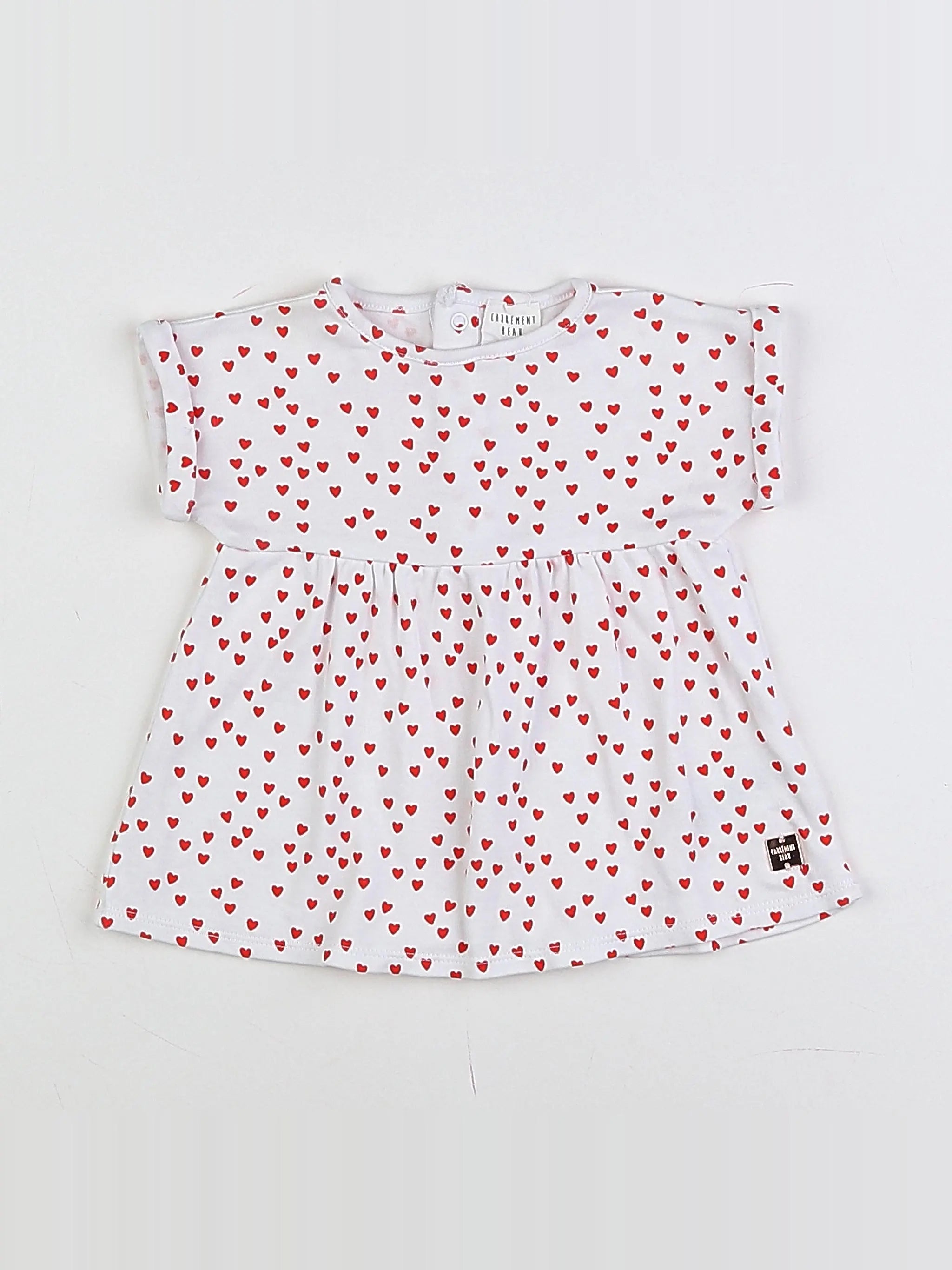 Carrément Beau - robe blanc - 3 mois