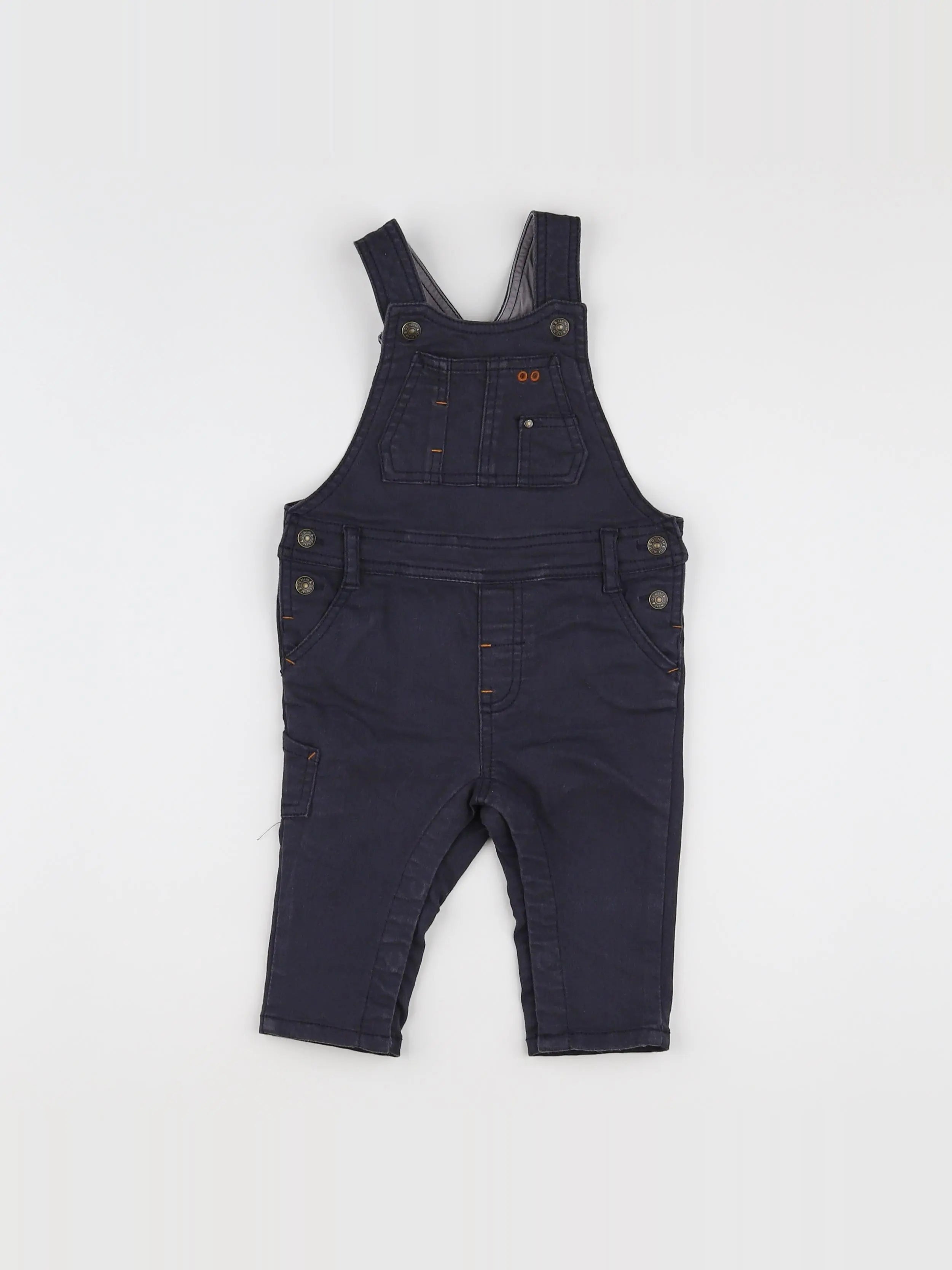 H&M - salopette gris - 6 mois