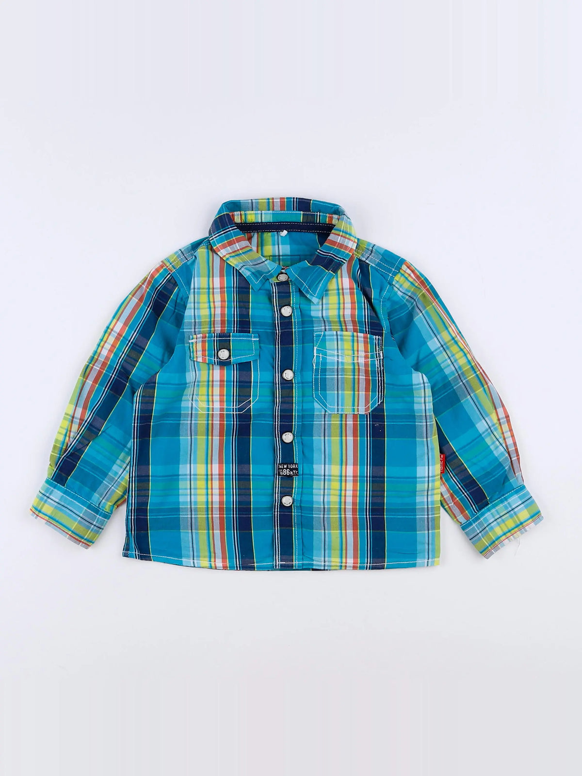 Name it - chemise bleu - 9/12 mois