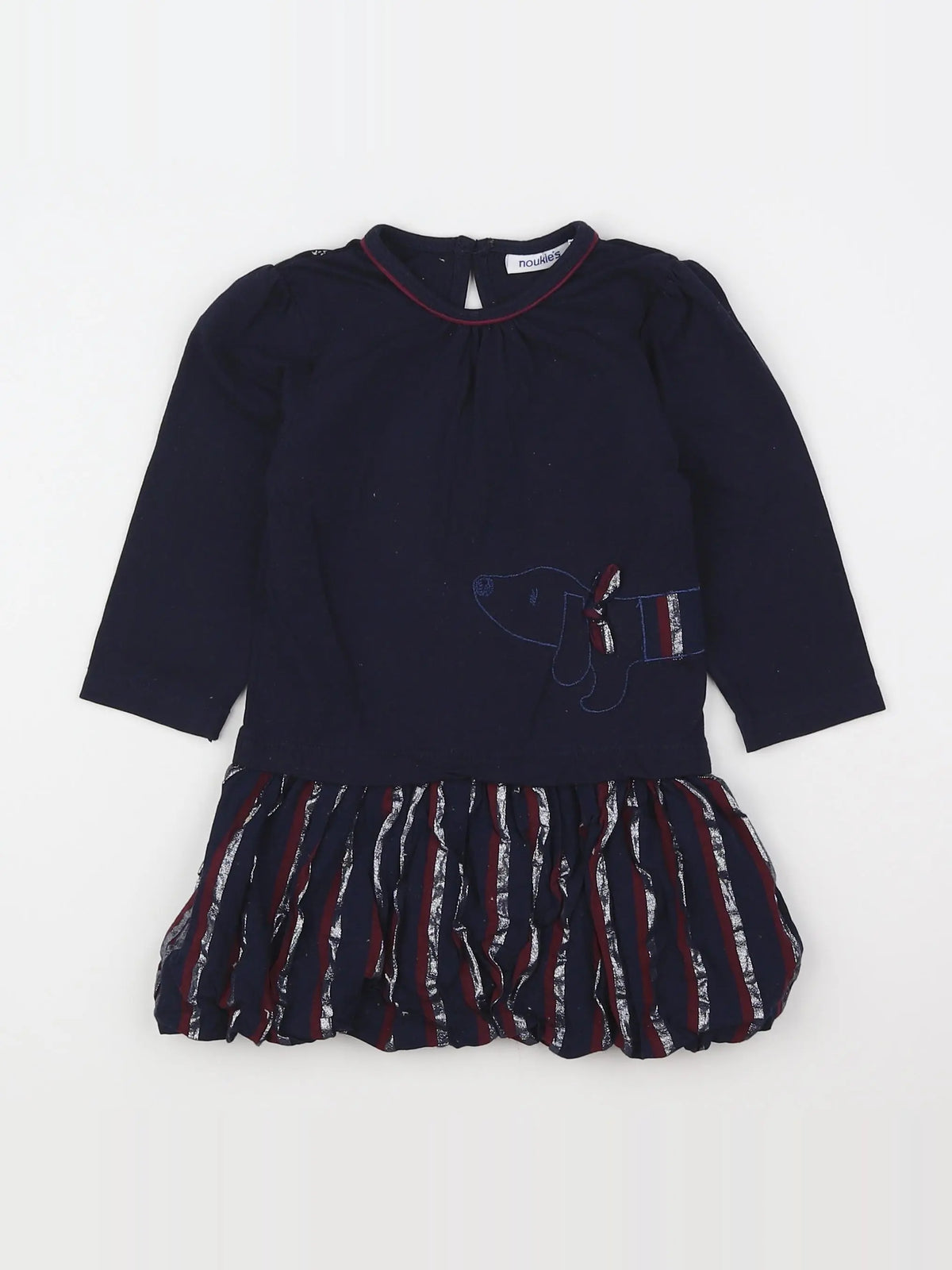 Noukie's - robe bleu - 12 mois