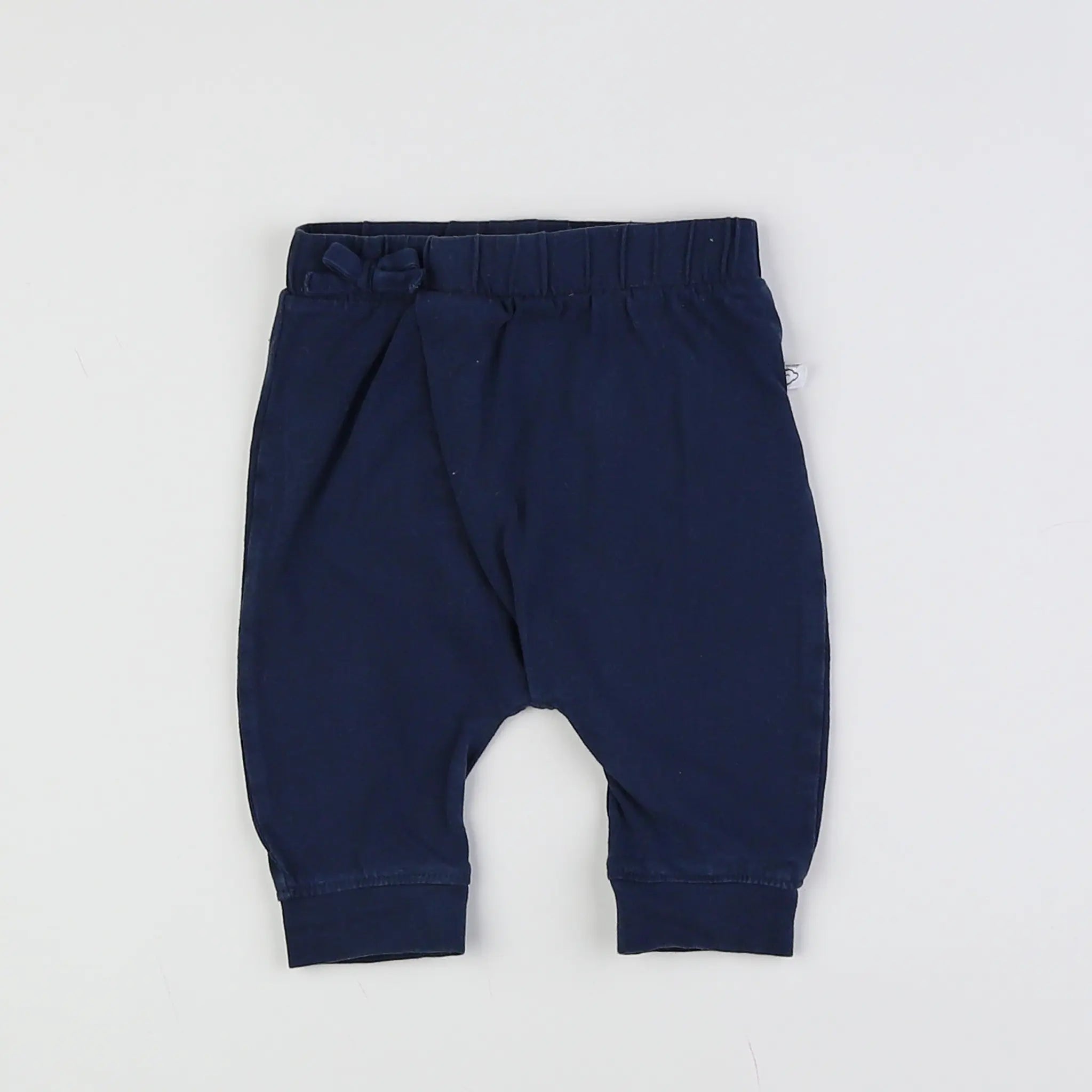 Vertbaudet - sarouel bleu - 3 mois