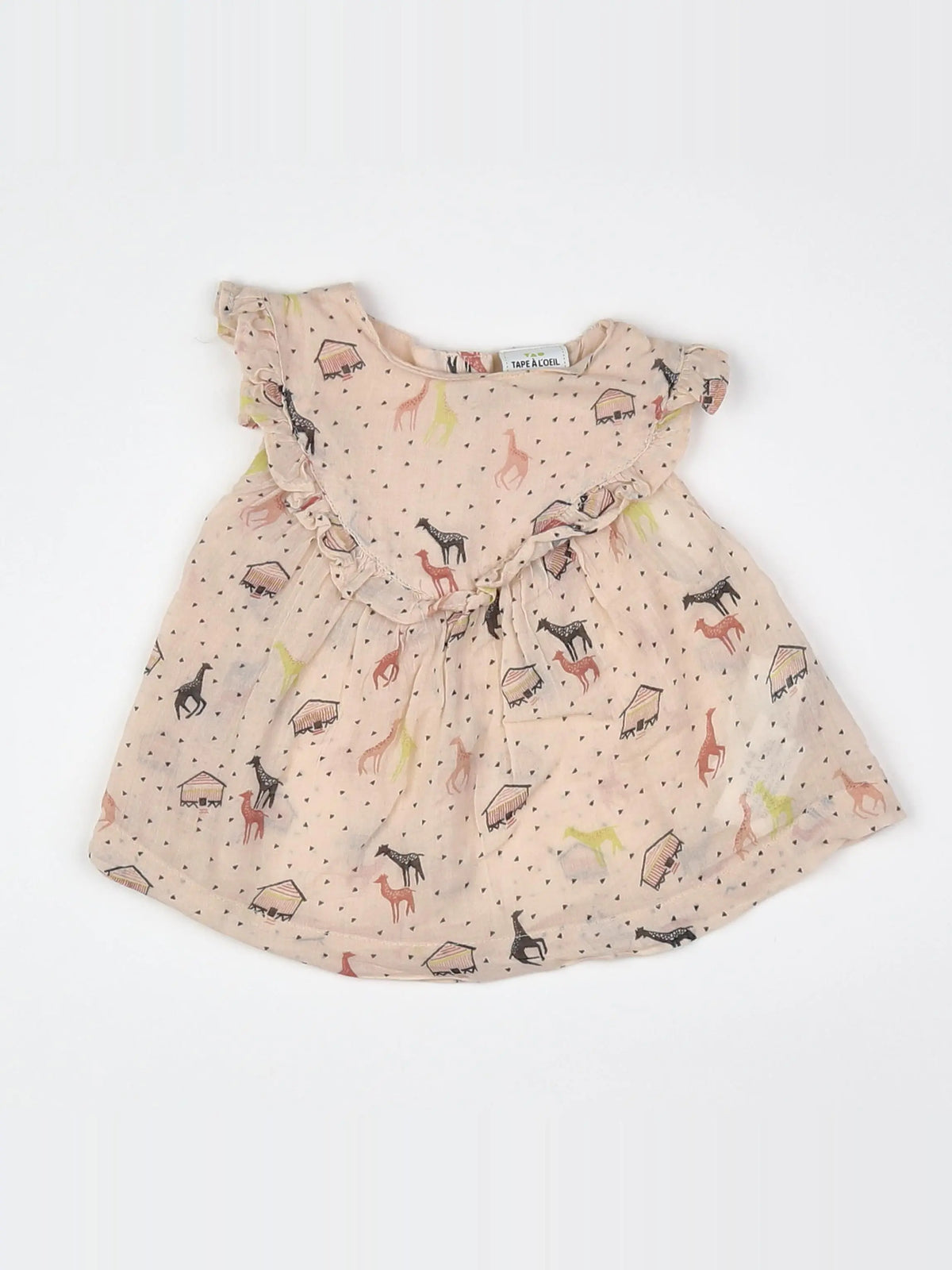 Tape à l'oeil - robe multicolore - 6 mois