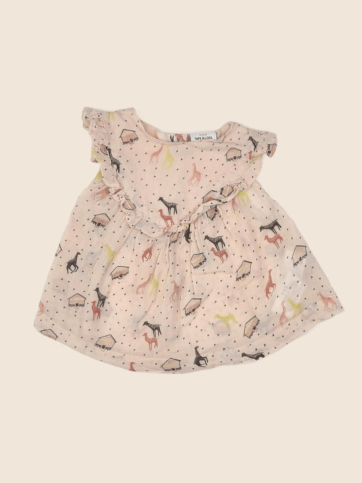 Tape à l'oeil - robe multicolore - 6 mois