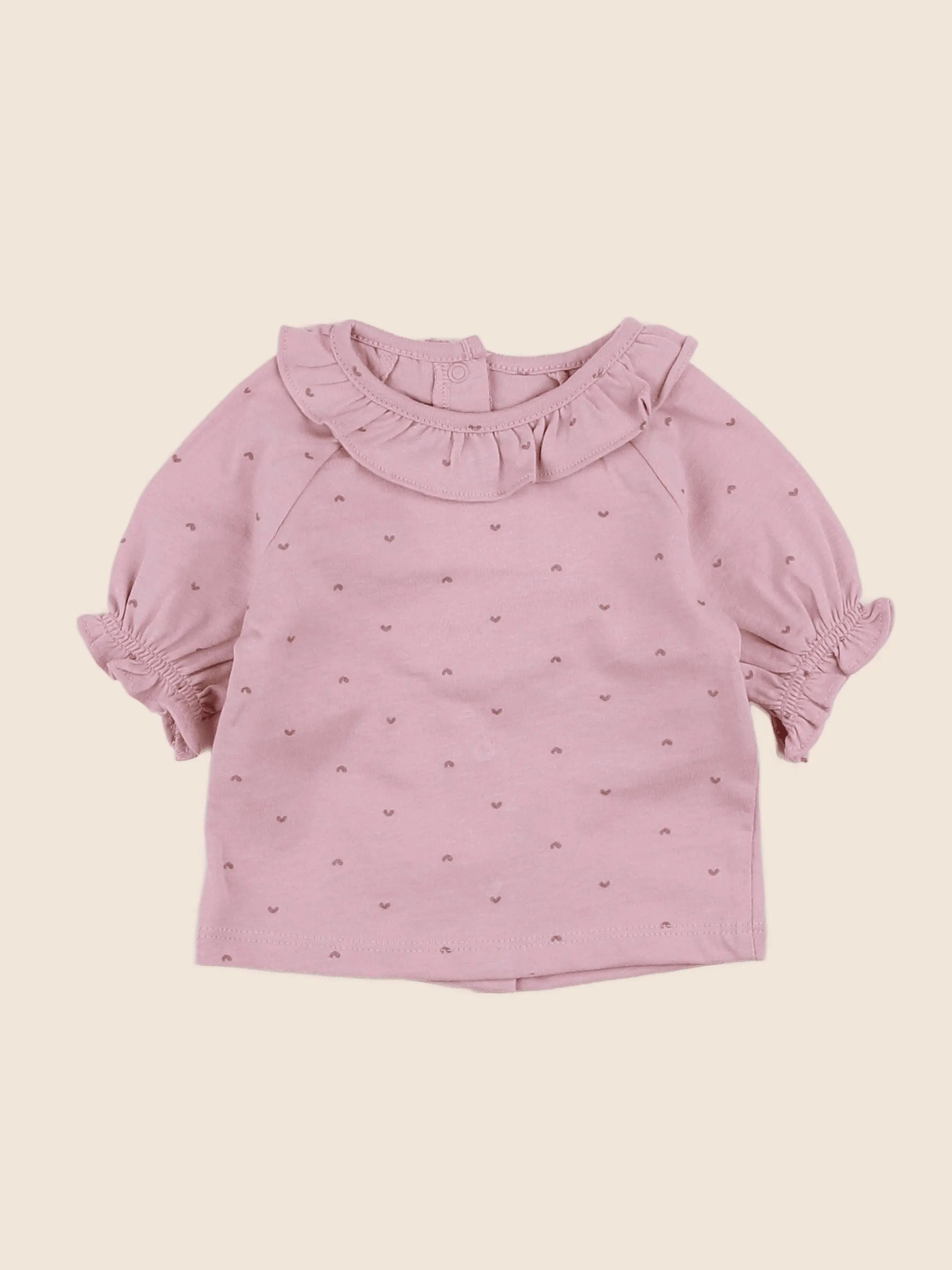 Vertbaudet - tee-shirt rose - 3 mois
