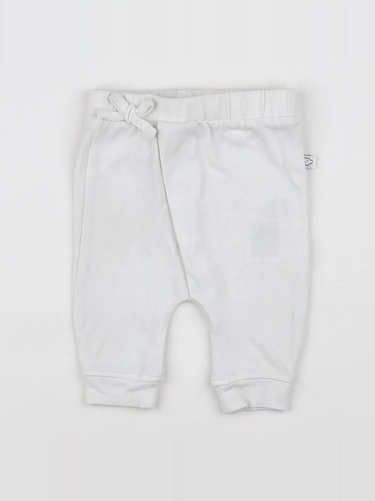 Vertbaudet - pantalon blanc - 1 mois
