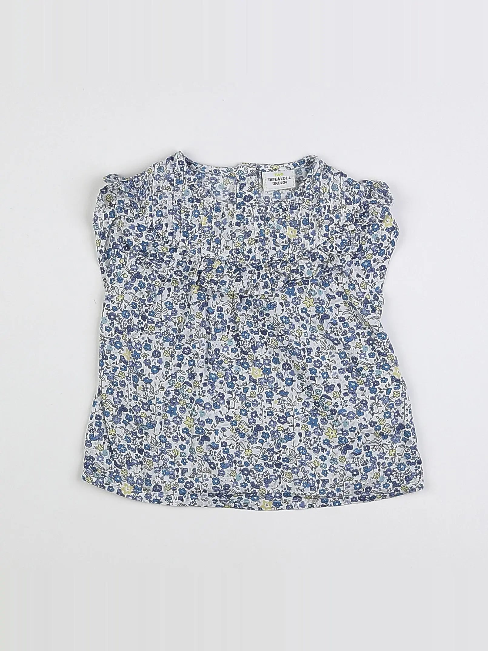 Tape à l'oeil - blouse multicolore - 12 mois