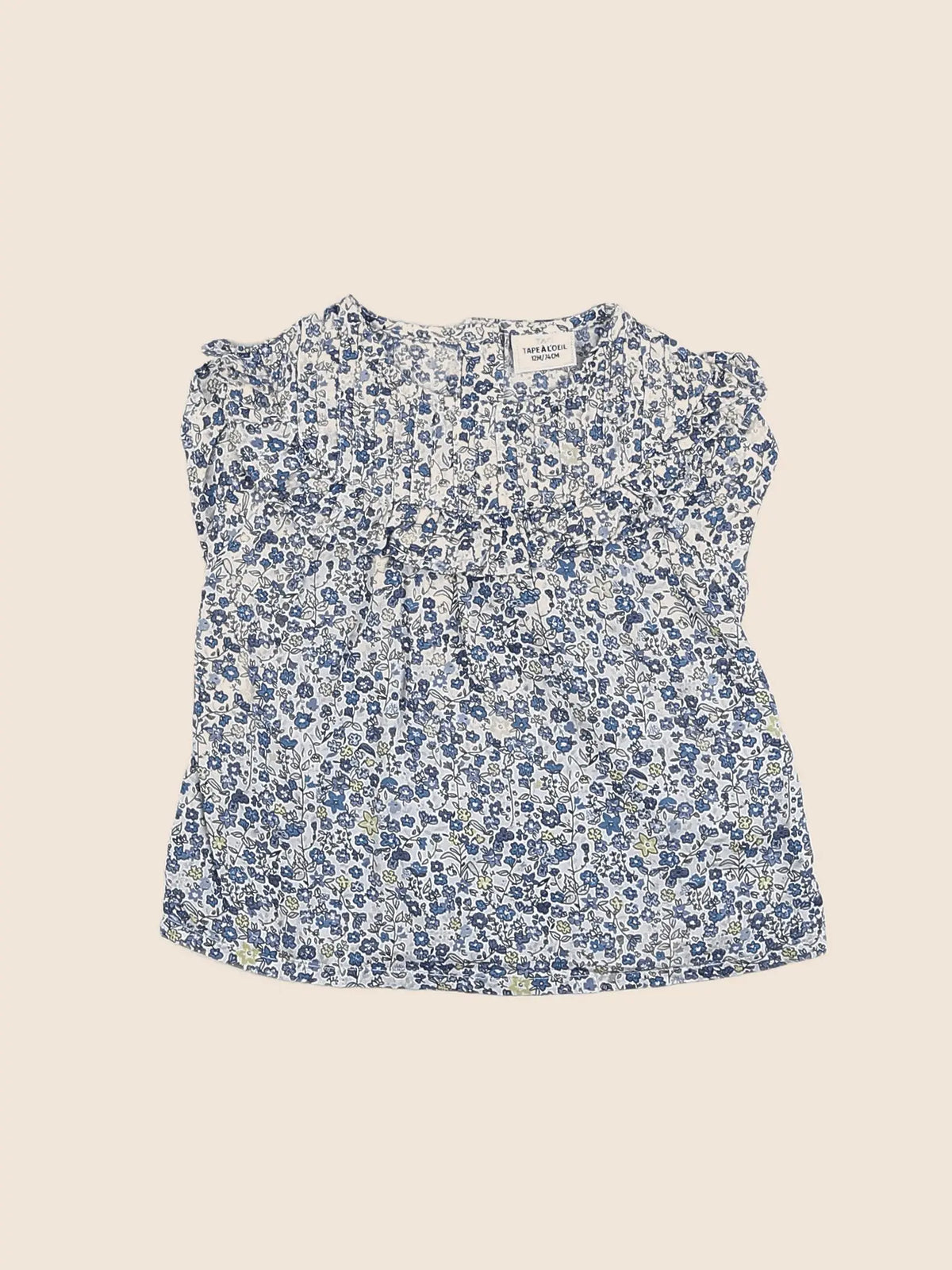 Tape à l'oeil - blouse multicolore - 12 mois