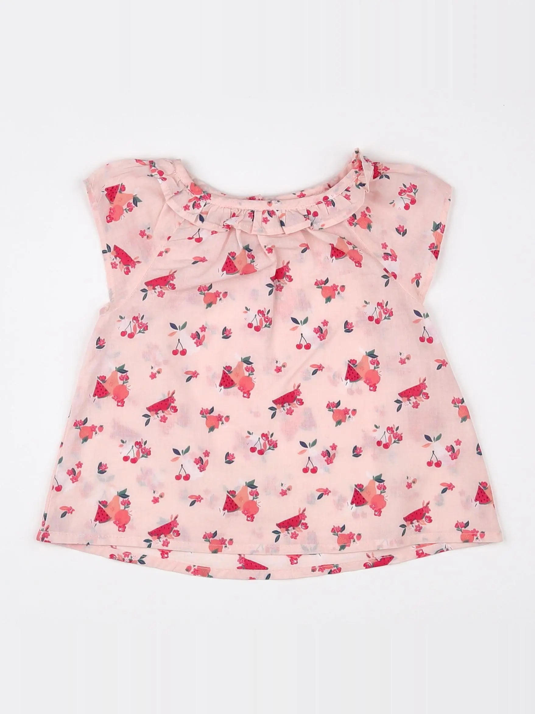 Tape à l'oeil - blouse rose - 12 mois