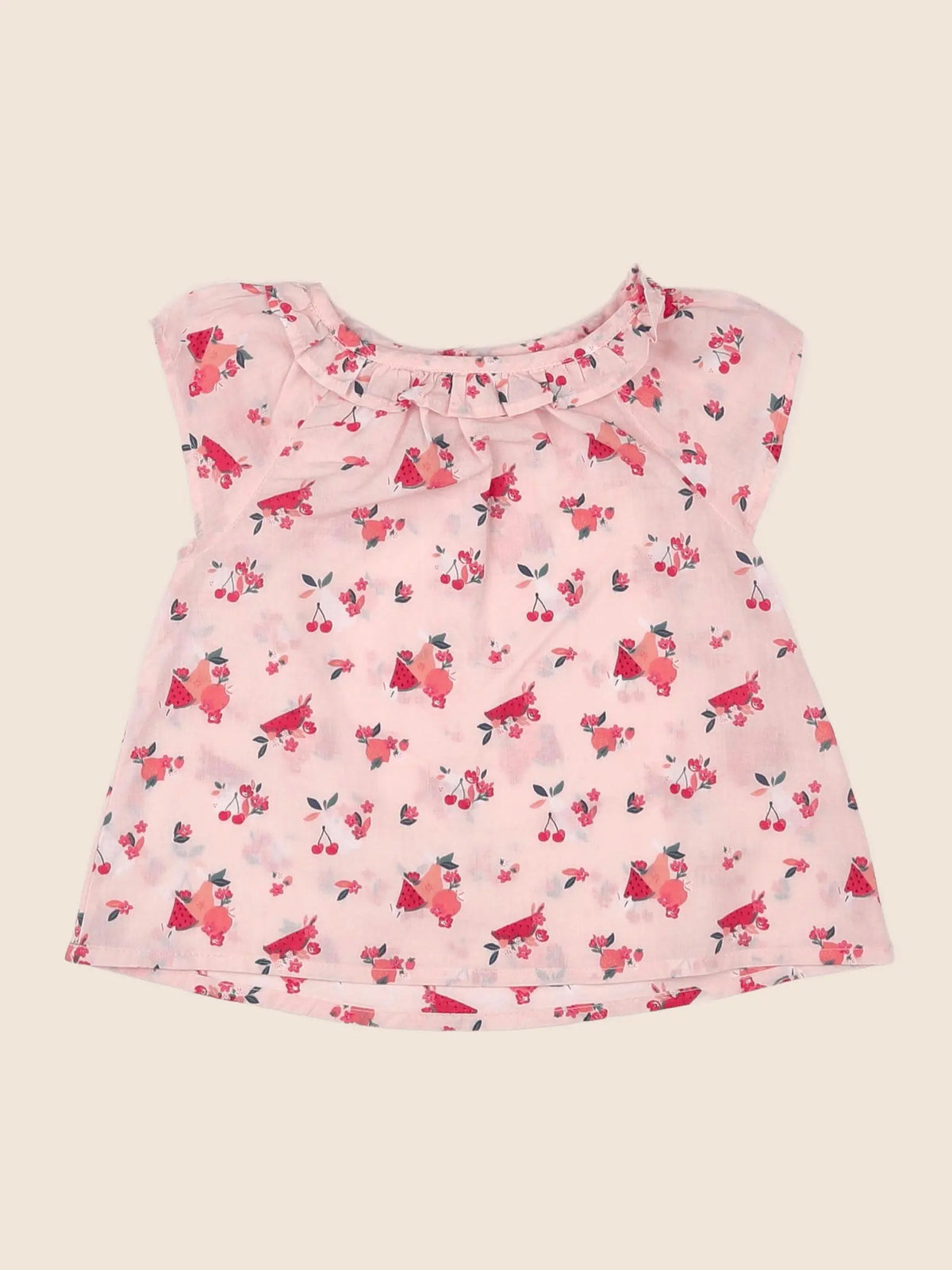 Tape à l'oeil - blouse rose - 12 mois