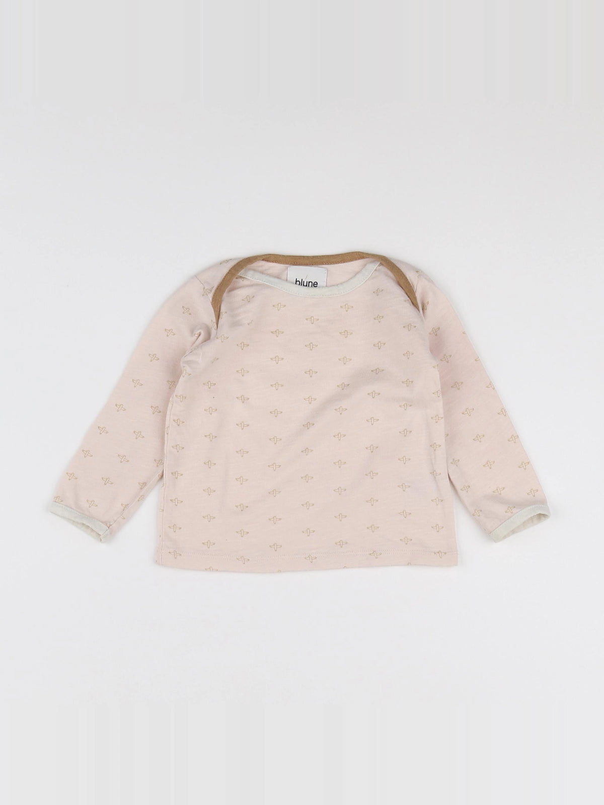 Blune - tee-shirt rose - 12 mois