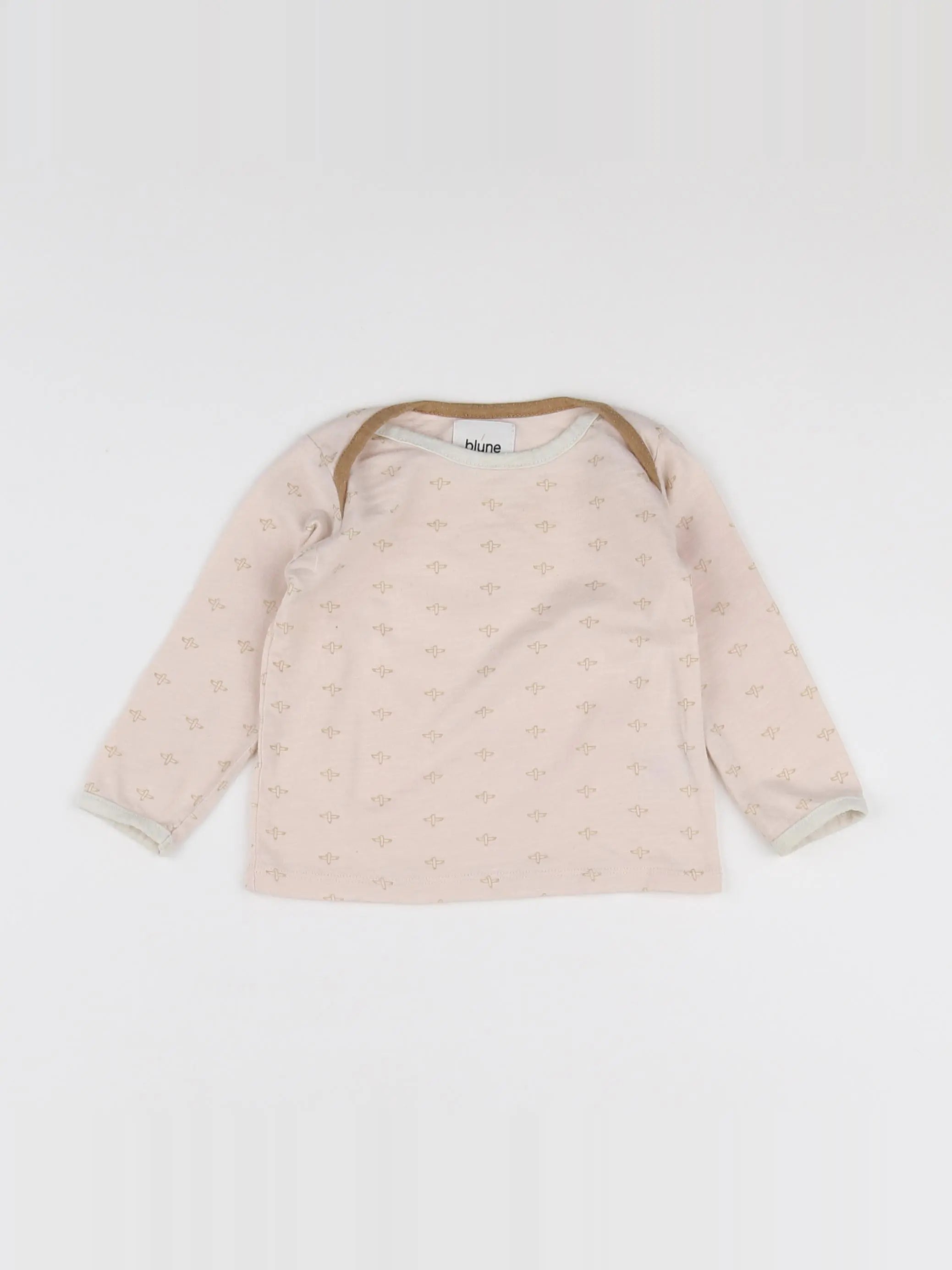 Blune - tee-shirt rose - 12 mois