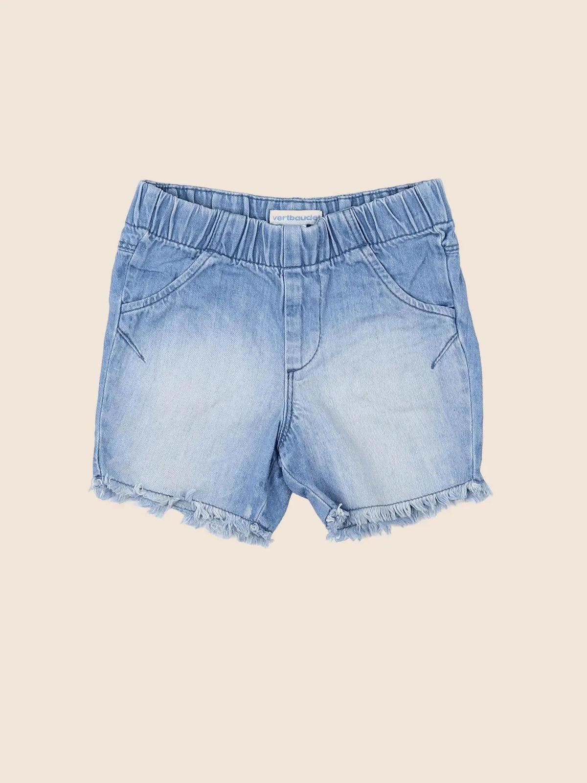 Vertbaudet - short bleu - 12 mois