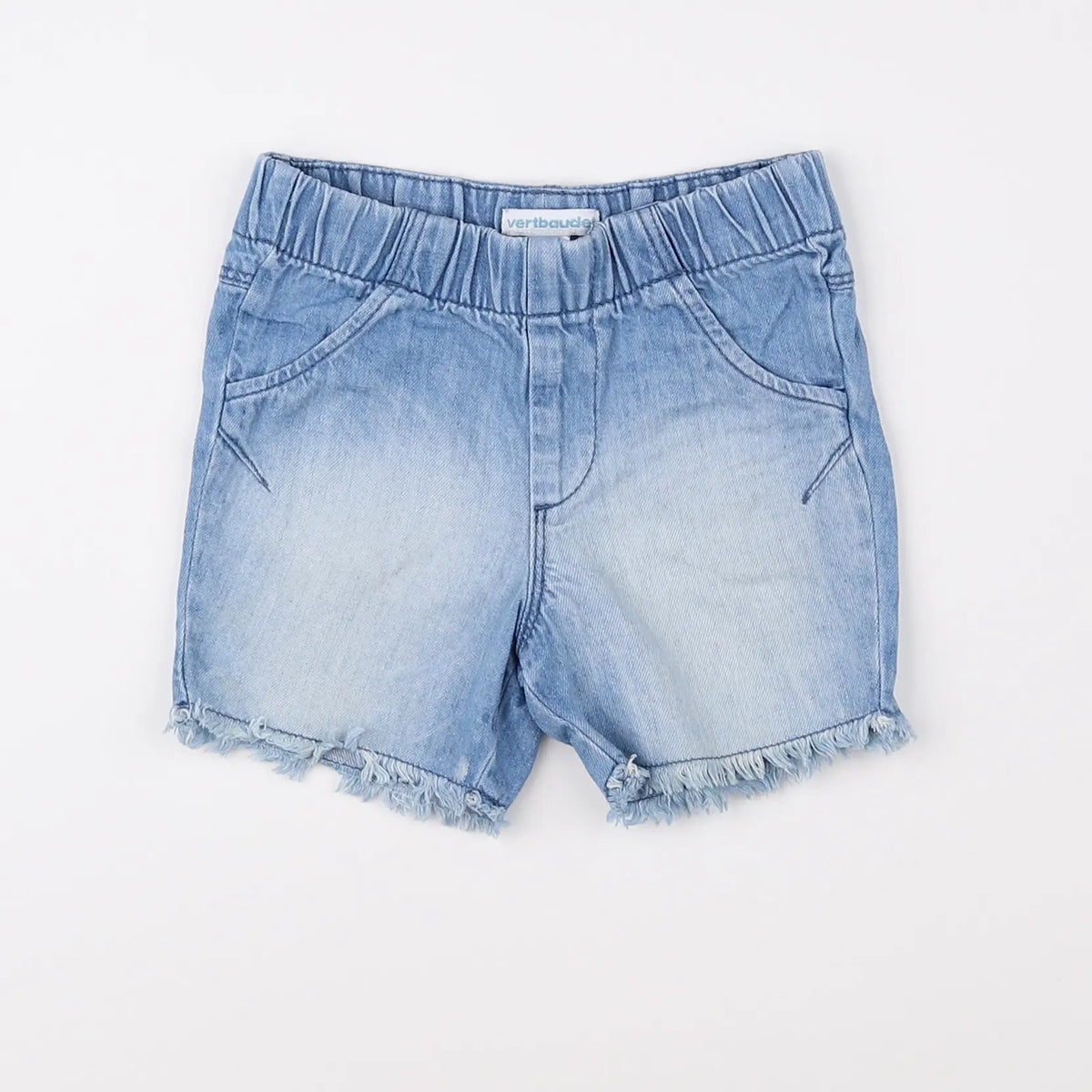 Vertbaudet - short bleu - 12 mois