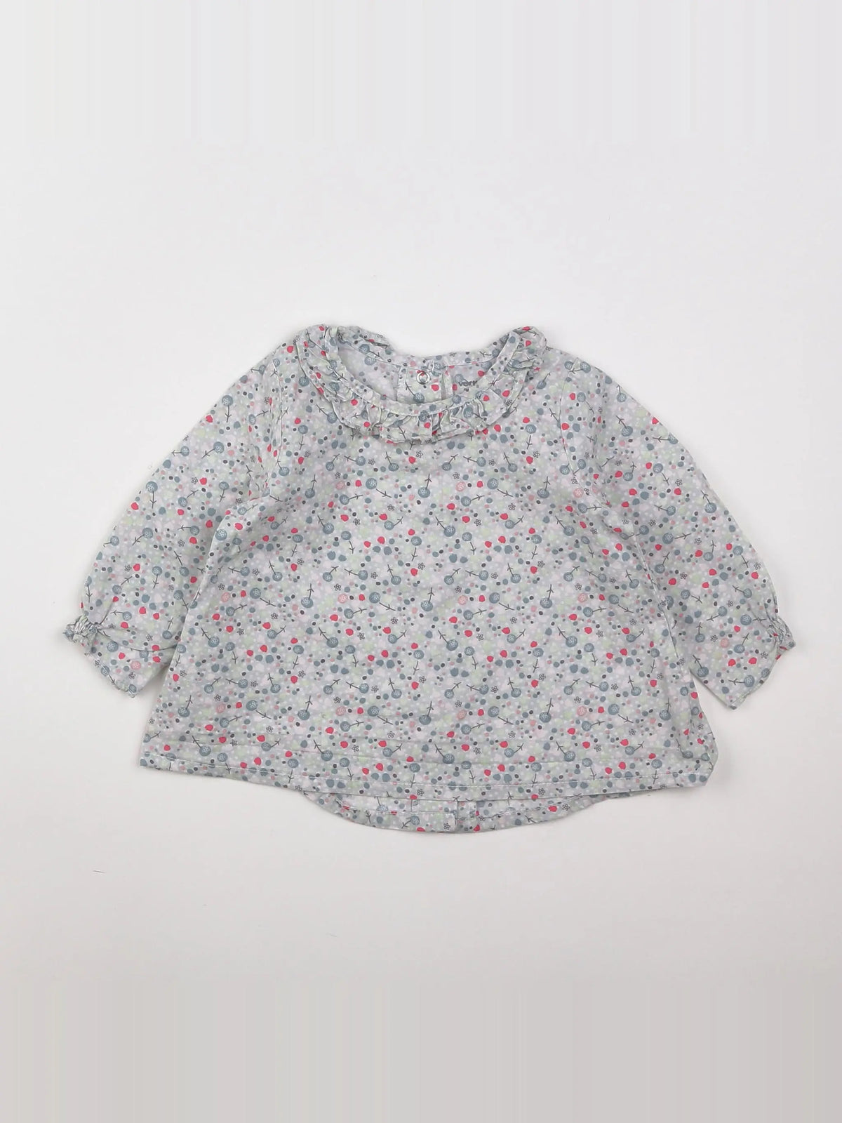 Vertbaudet - blouse multicolore - 9 mois