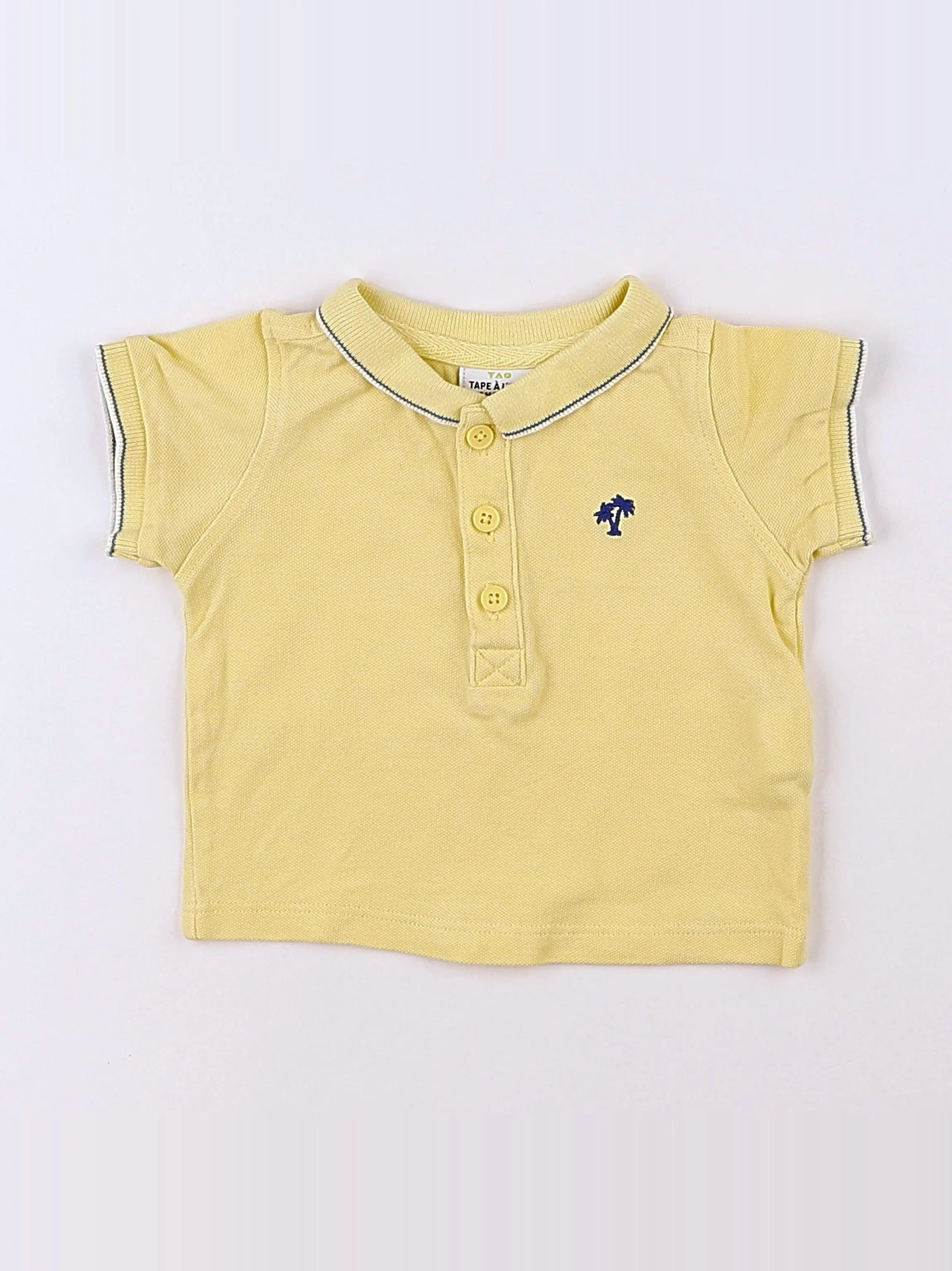 Tape à l'oeil - polo jaune - 3 mois