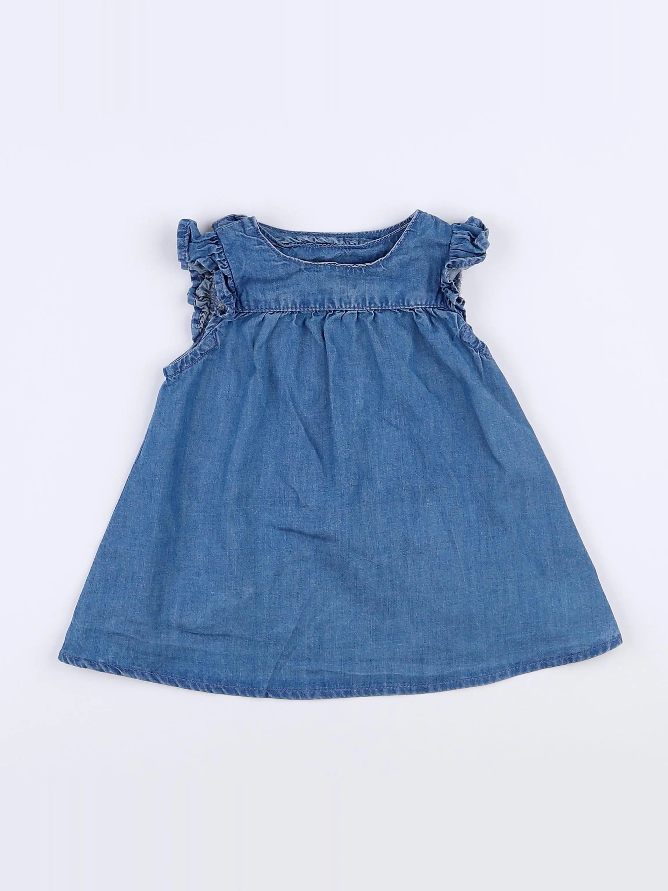 H&M - robe bleu - 3 mois