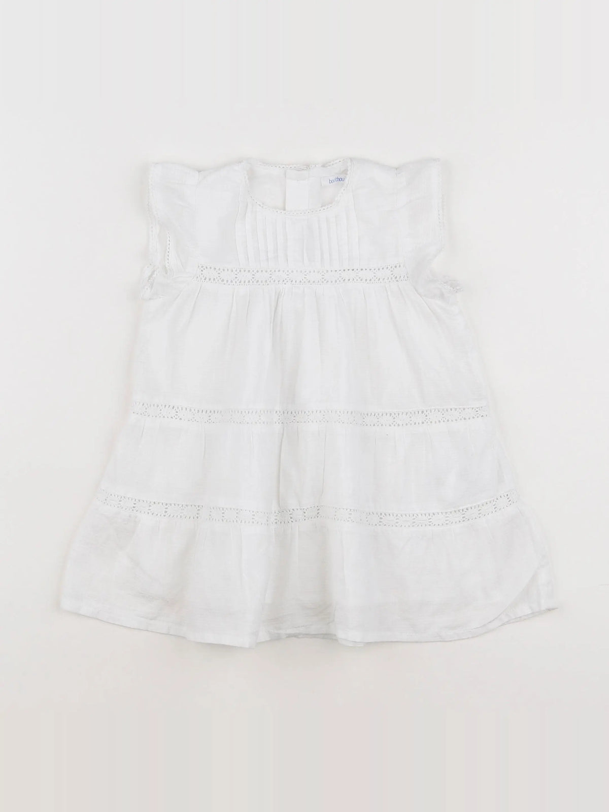 Boutchou - robe blanc - 9 mois