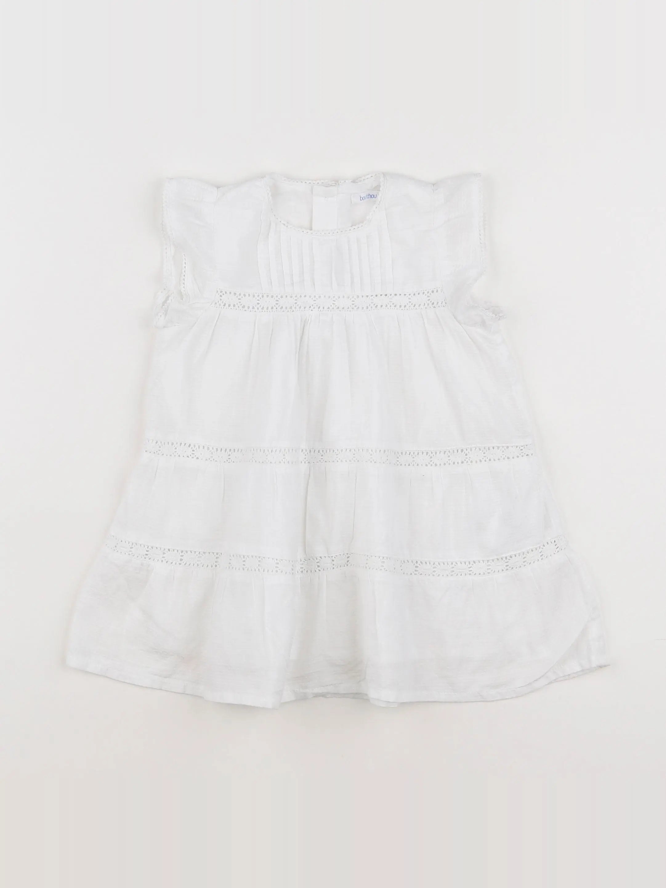 Boutchou - robe blanc - 9 mois